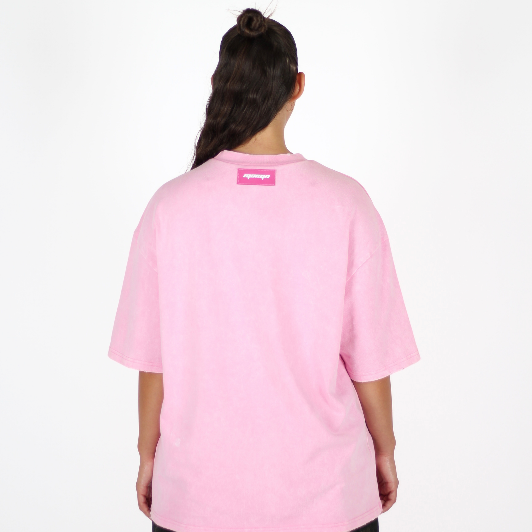 MTL Logo Spray T-shirt Pink
