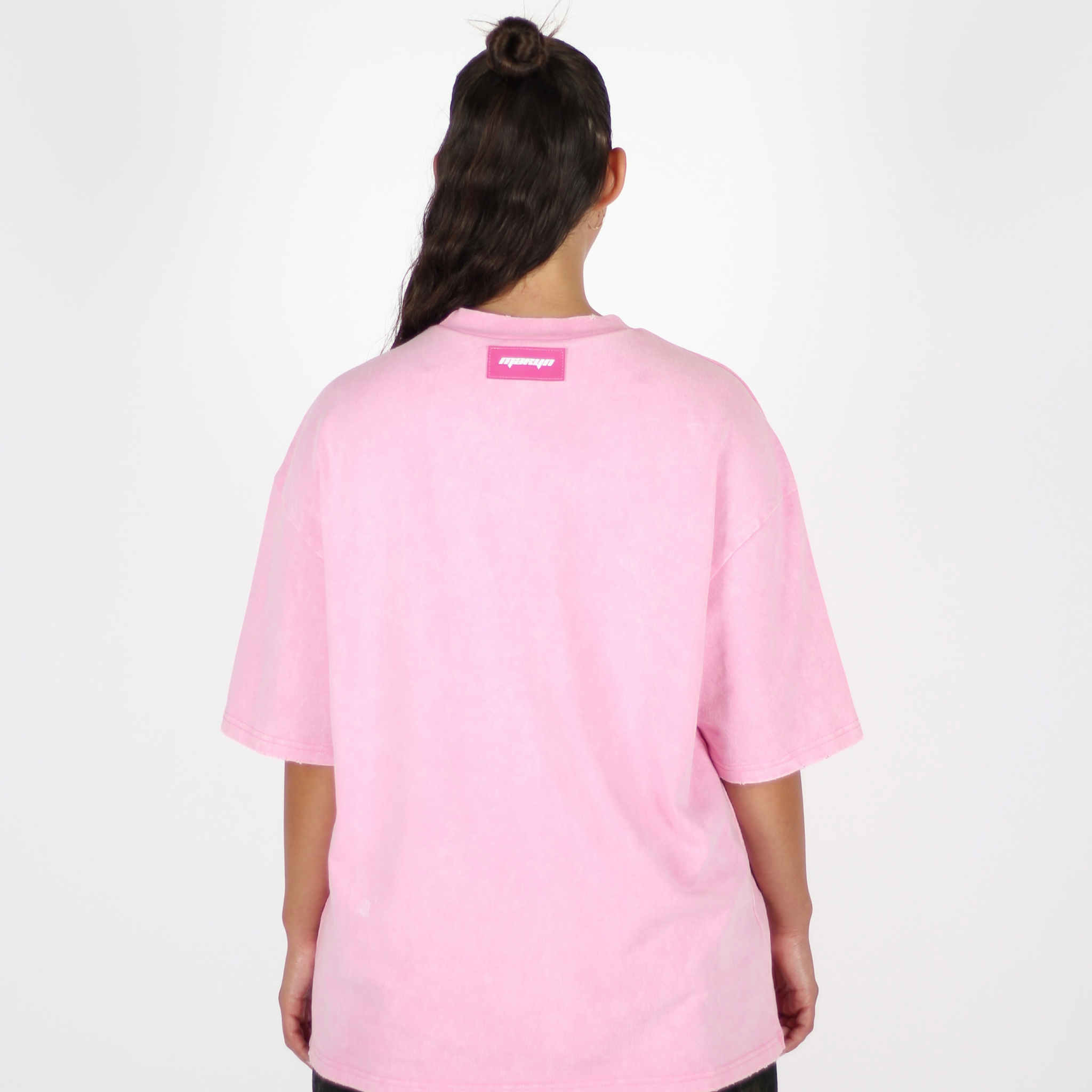 MTL Logo Spray T-shirt Pink