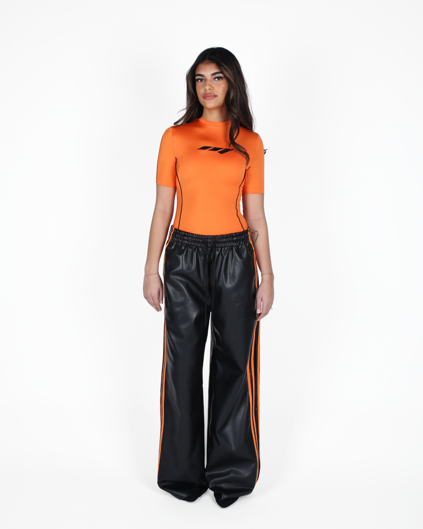 MTL Short Sleeve Bodysuit Orange