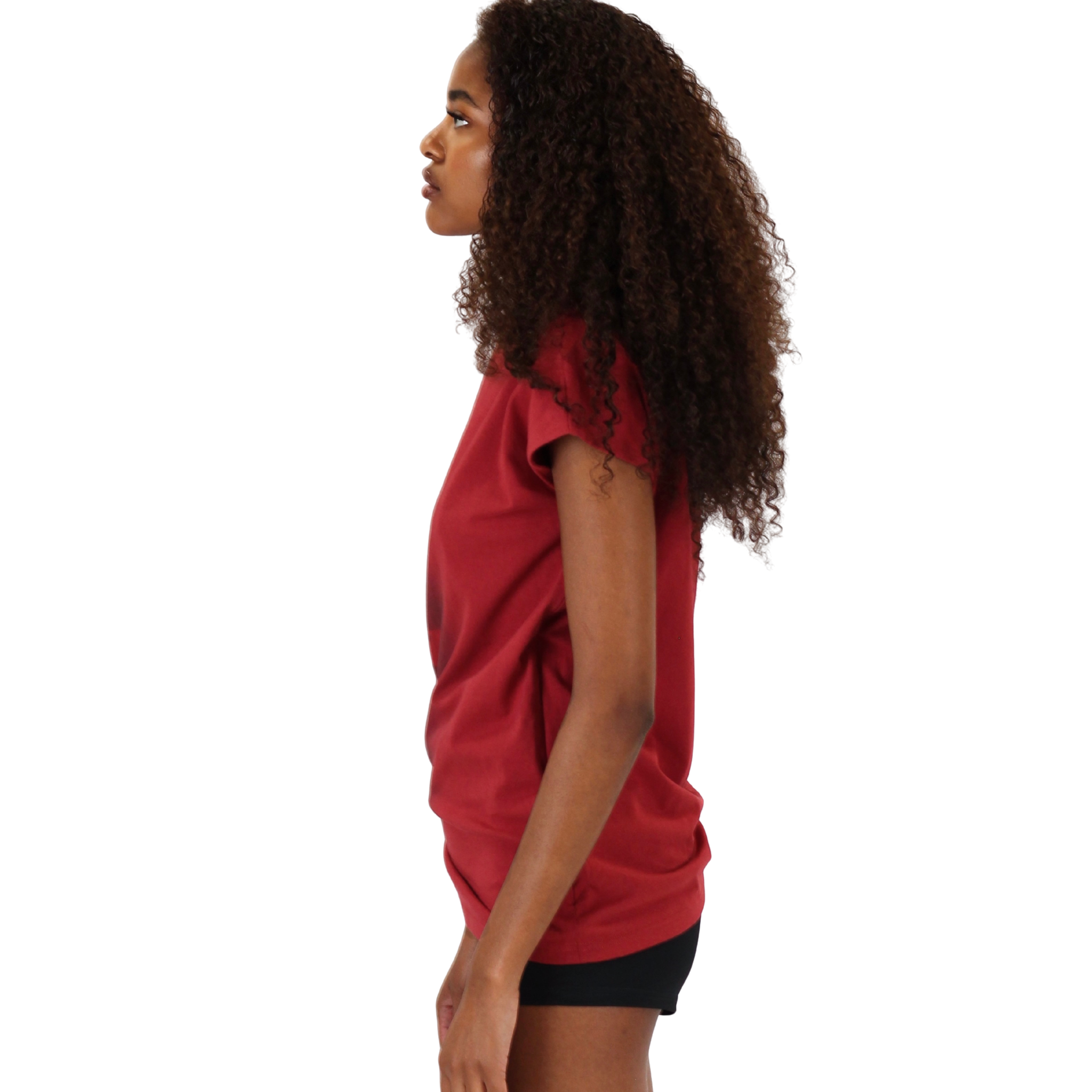 MTL Sleeveless Zipper Shirt Red