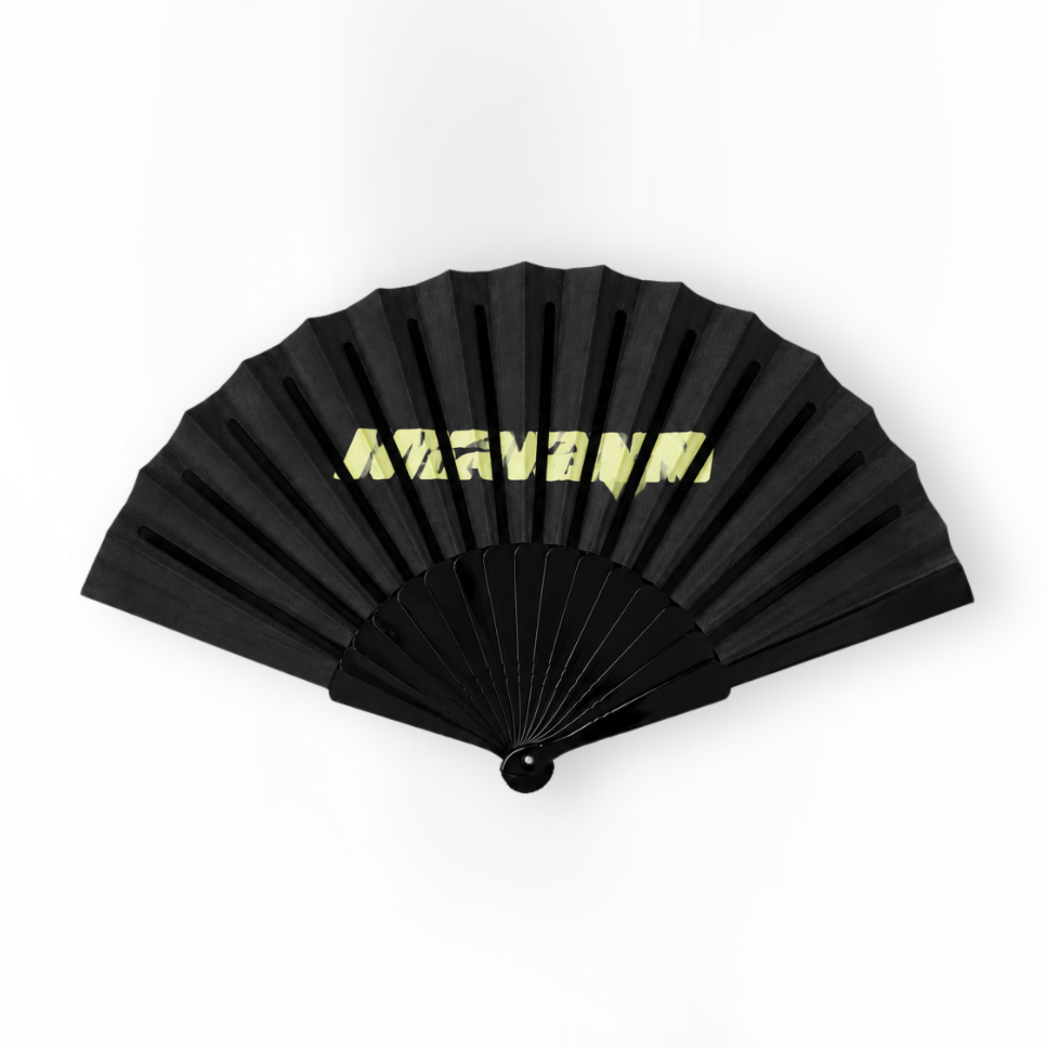 MTL Folding Hand Fan Black
