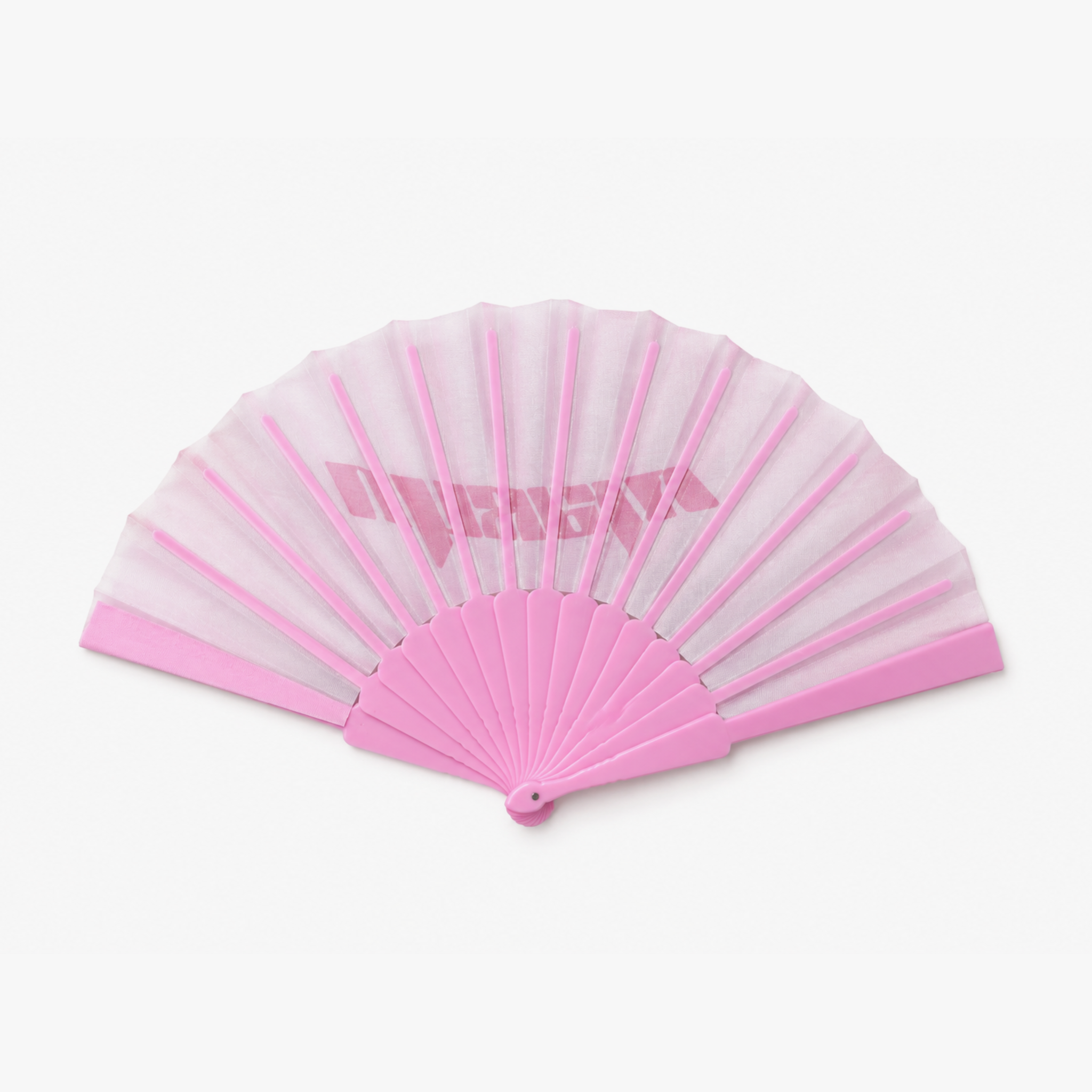 MTL Folding Hand Fan Pink