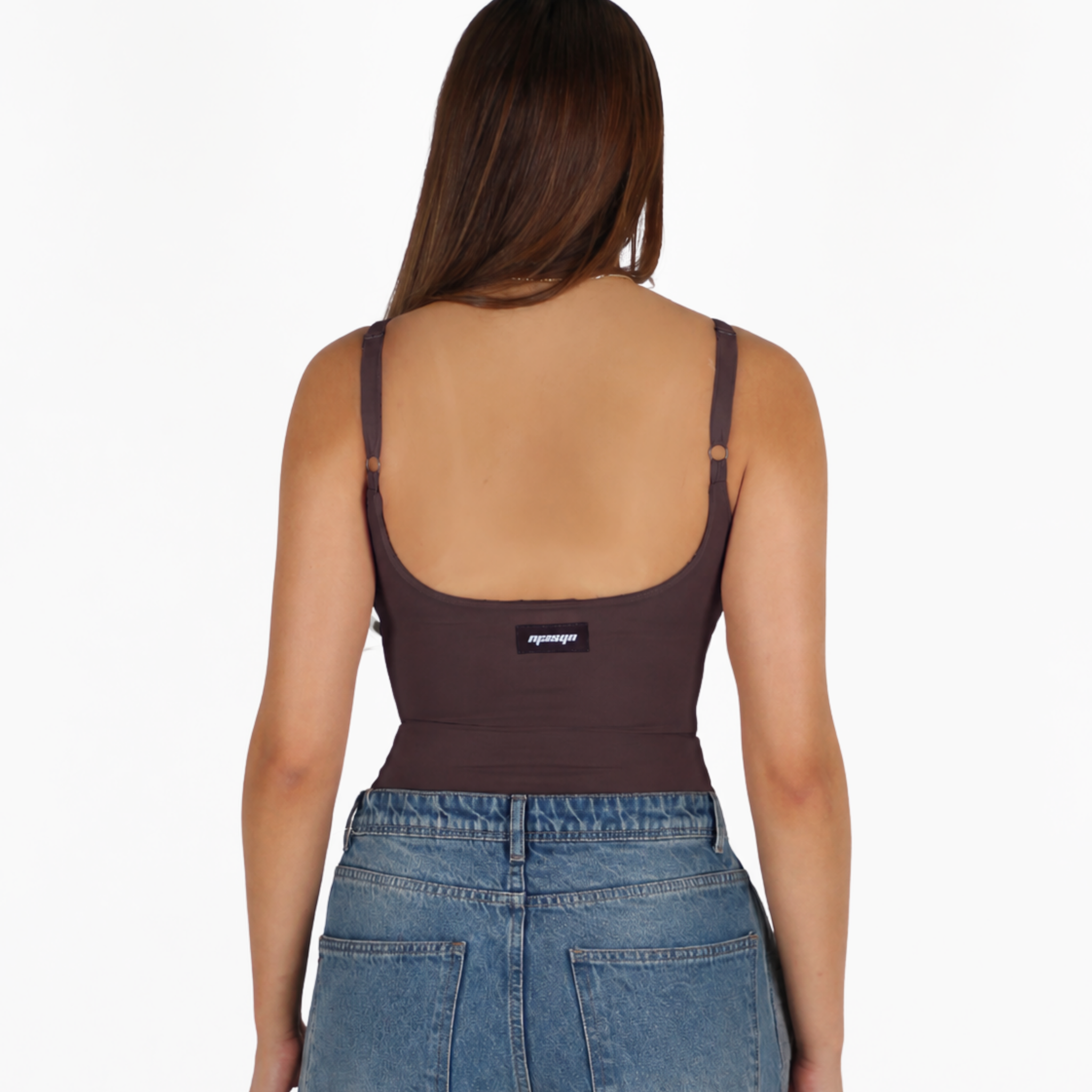 MTL Sculpting Label Bodysuit Brown