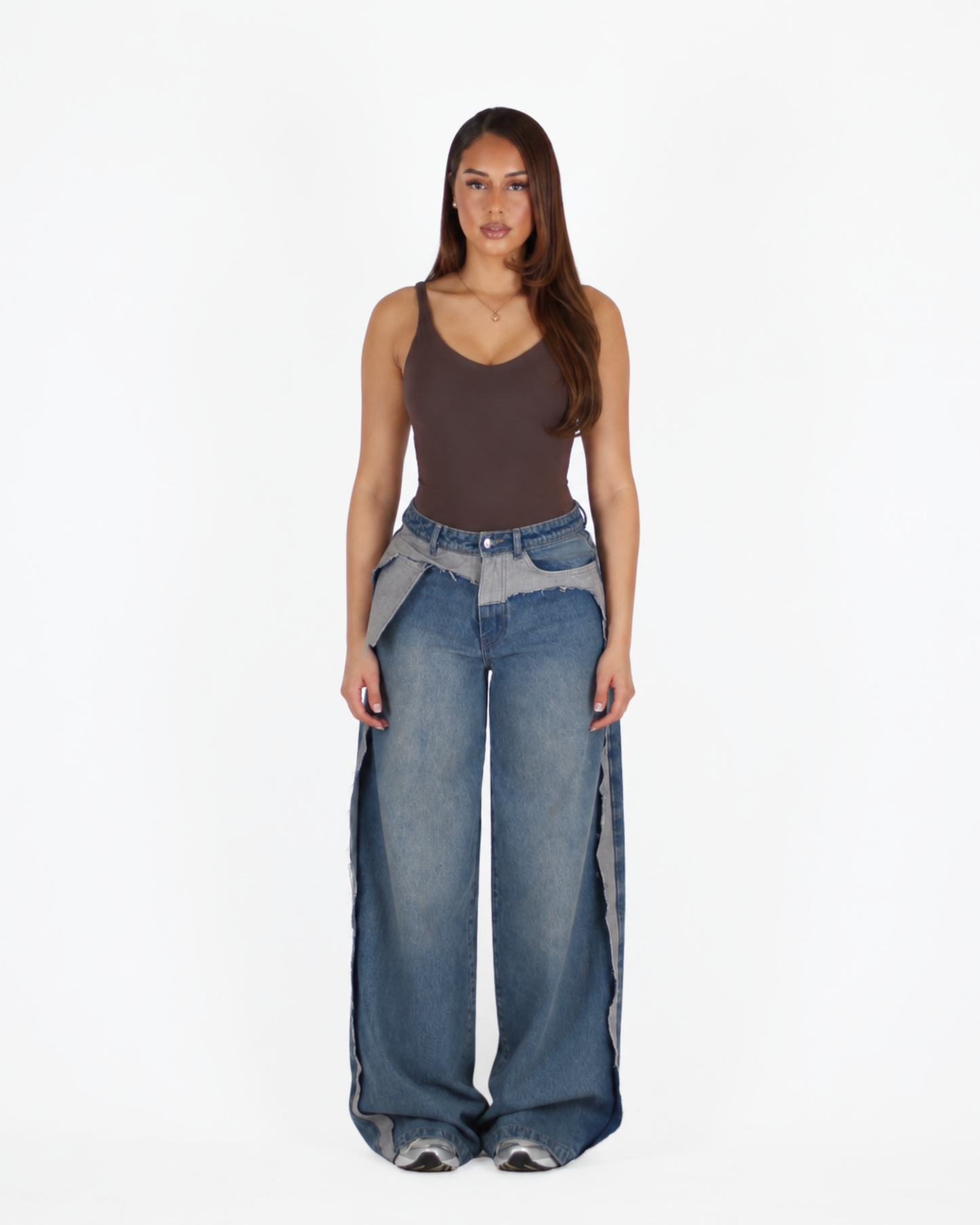 MTL Sculpting Label Bodysuit Brown