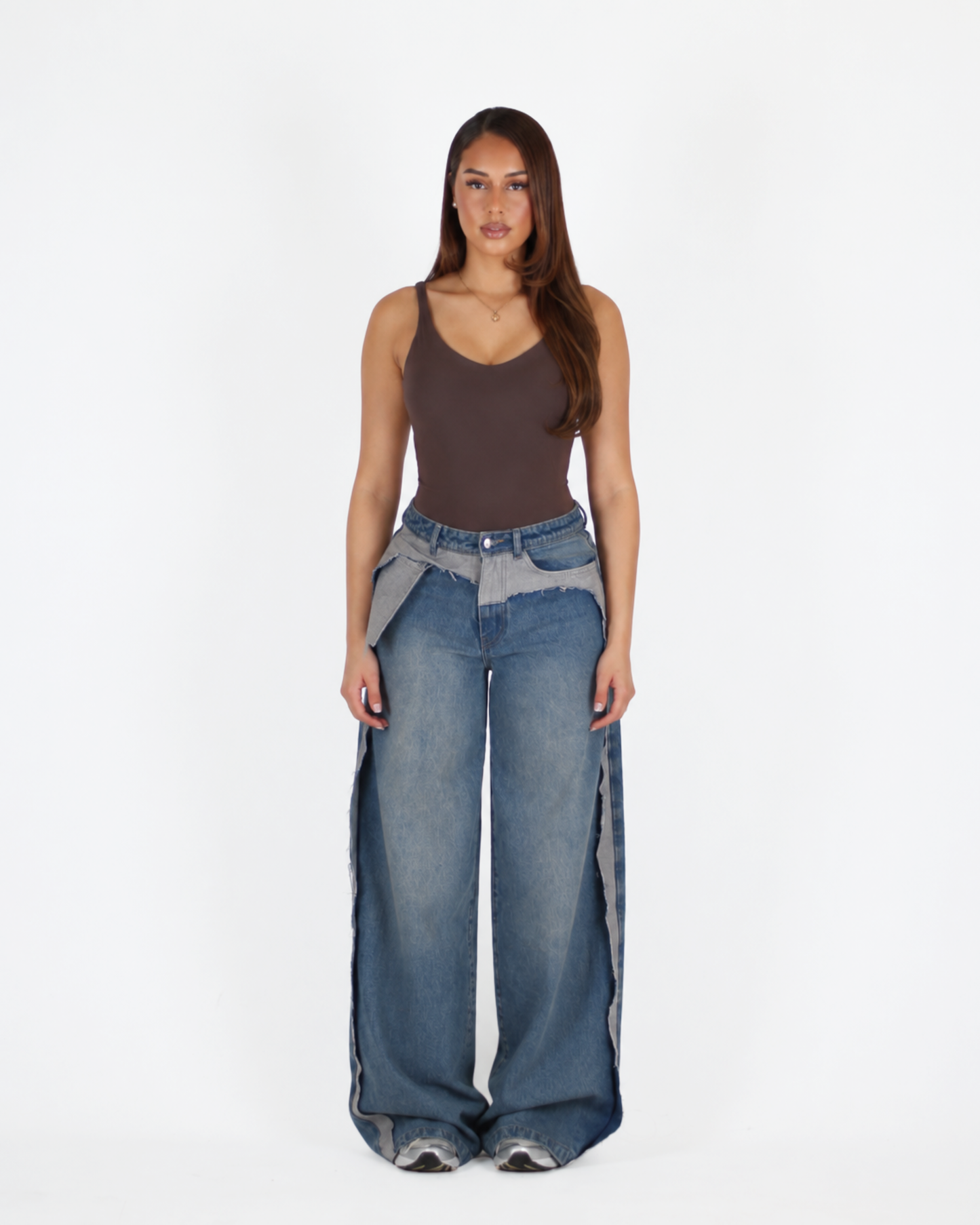 PRE-ORDER MTL Sculpting Label Bodysuit Brown