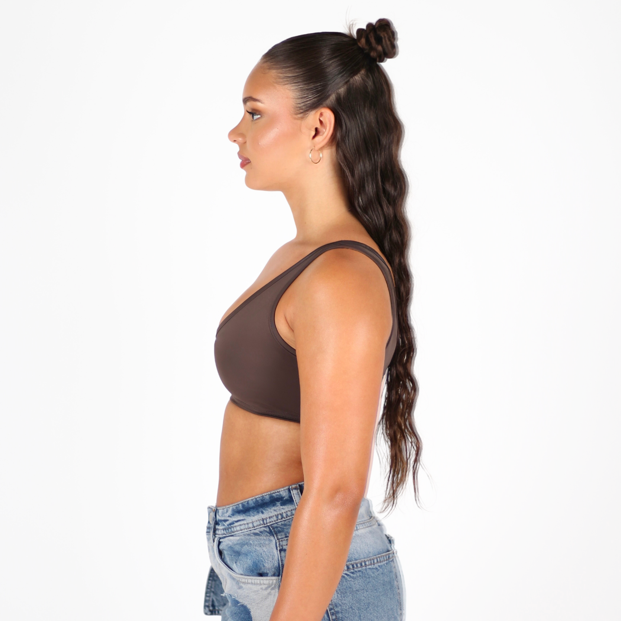 MTL Mini Logo Top Taupe