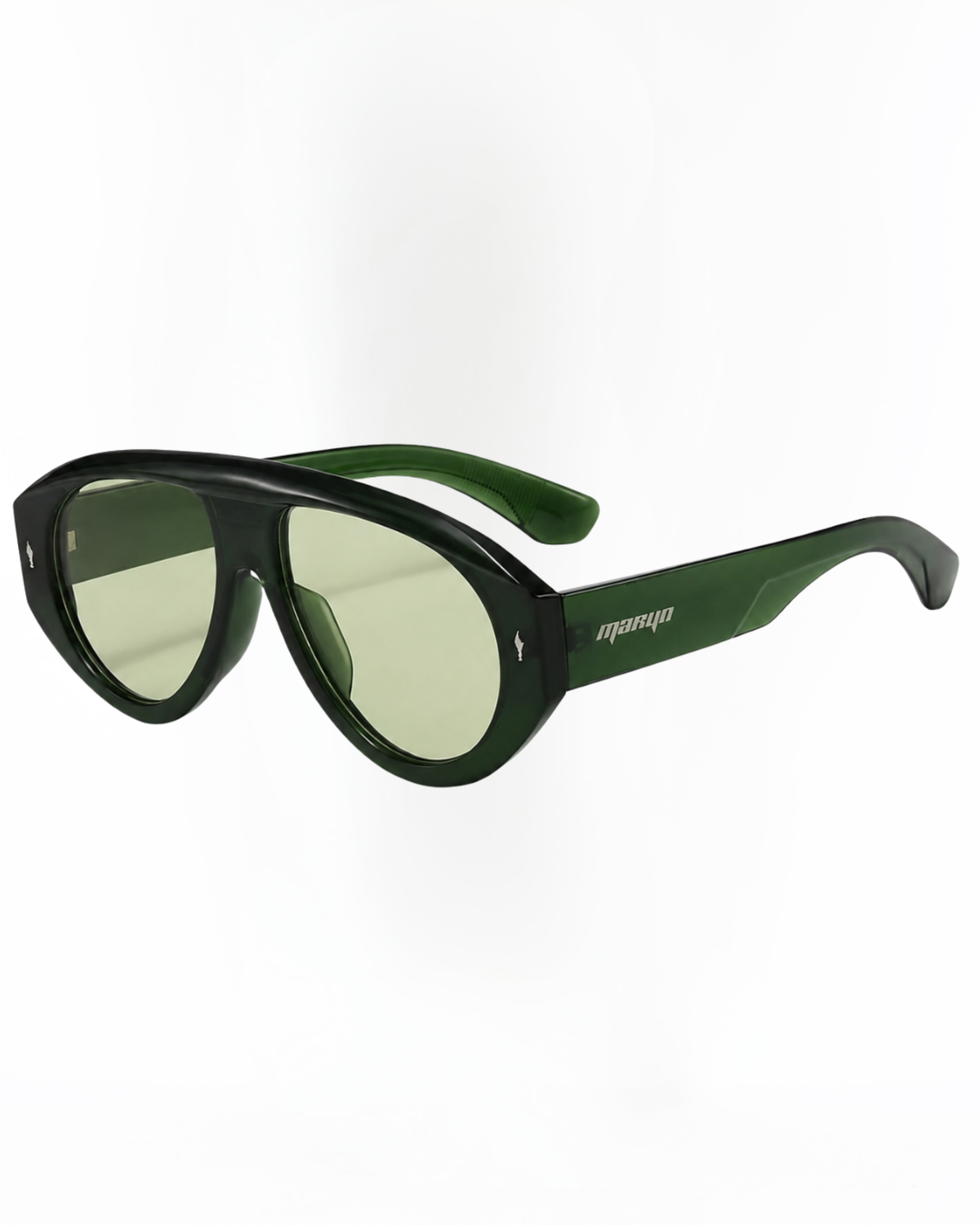 MTL Aviator Sunglasses Green