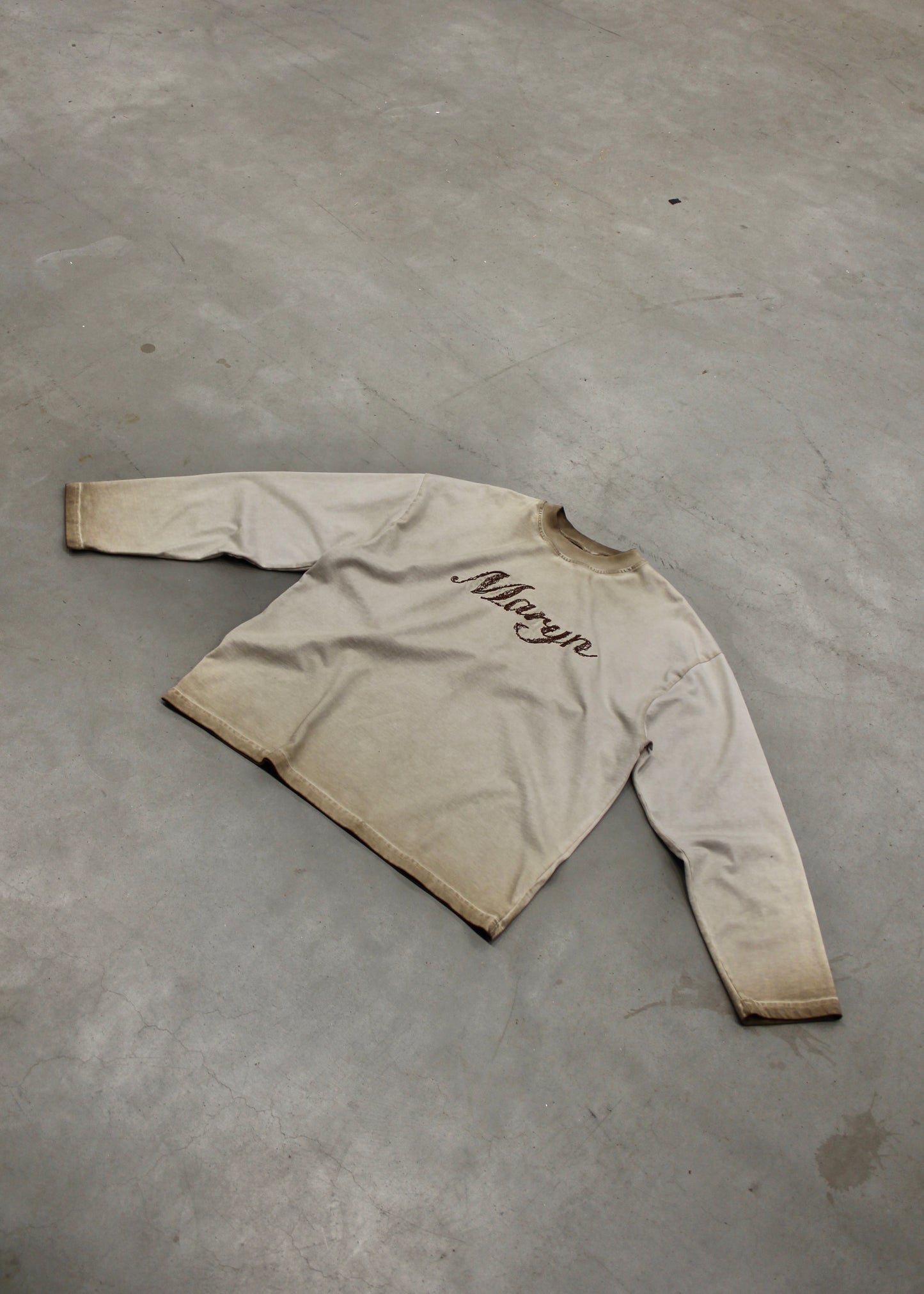 MTL Washed Longsleeve Beige