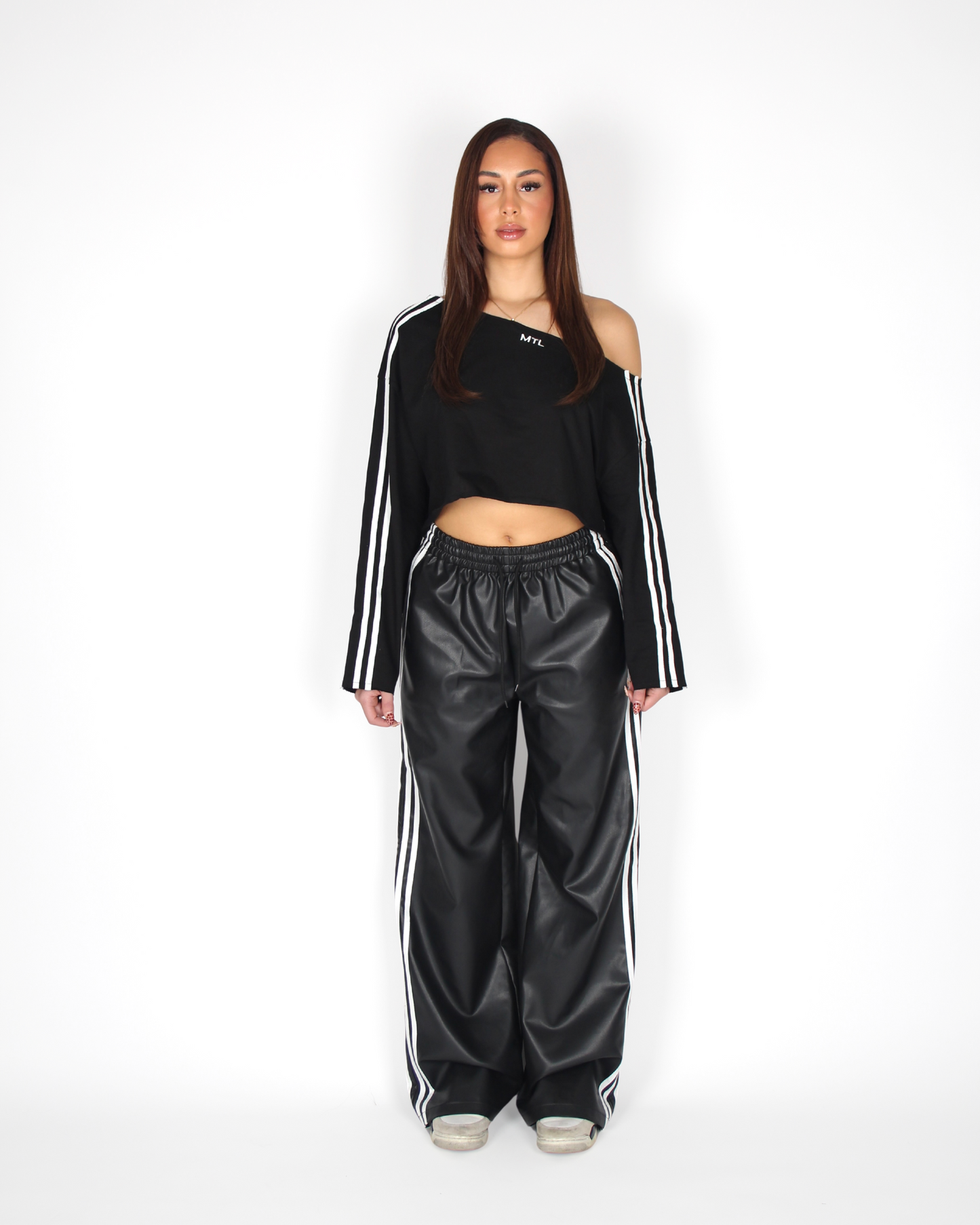 MTL One Shoulder Top Black