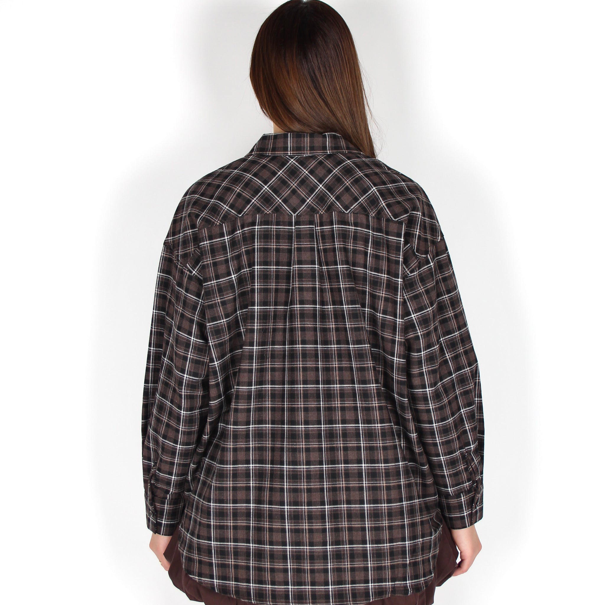 Kaeli Flannel Brown