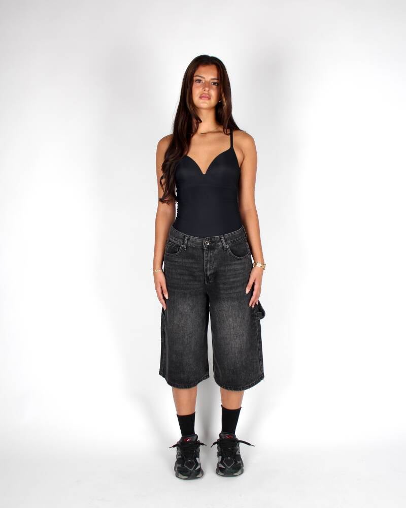 Quinn Jorts Black