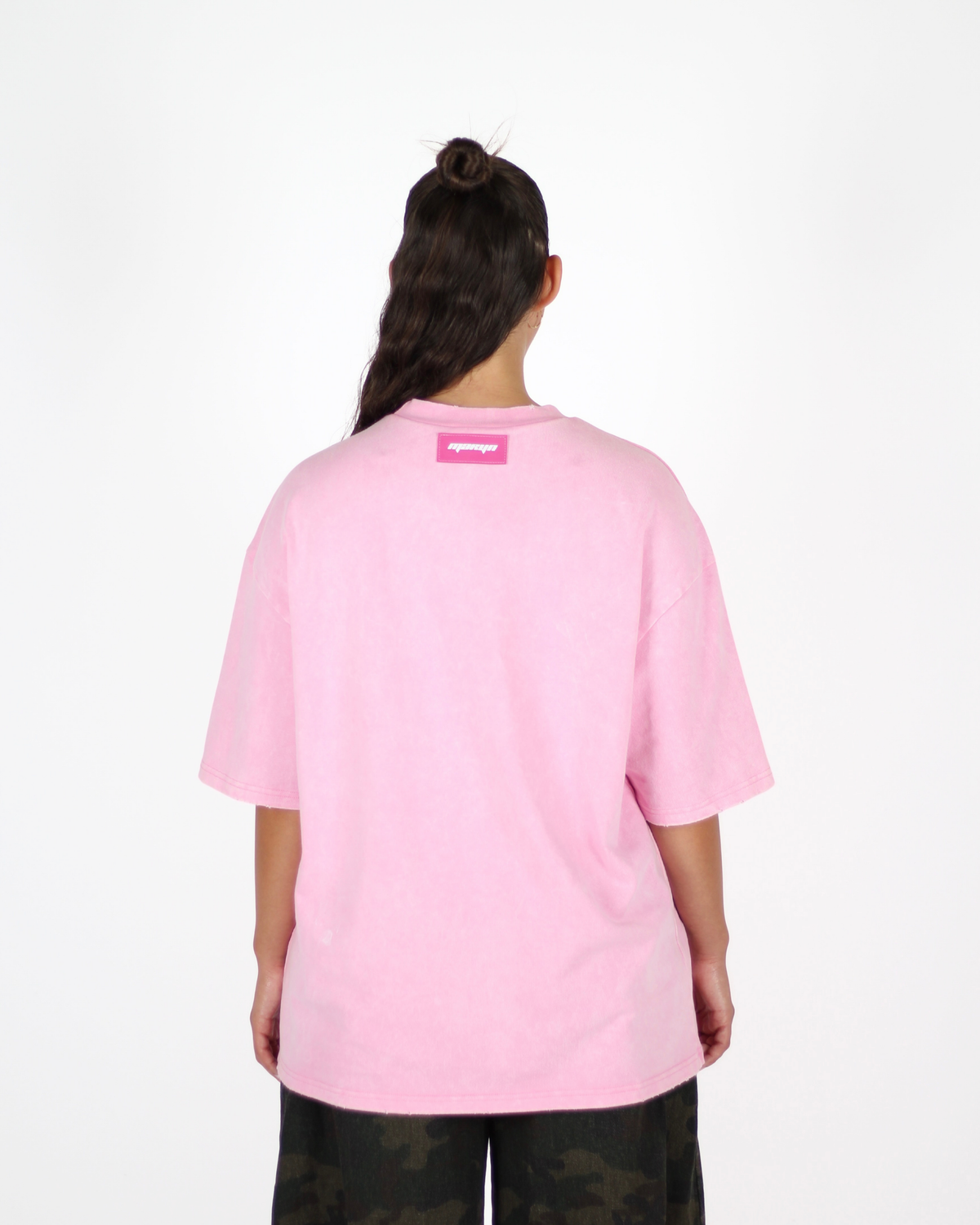 MTL Logo Spray T-shirt Pink