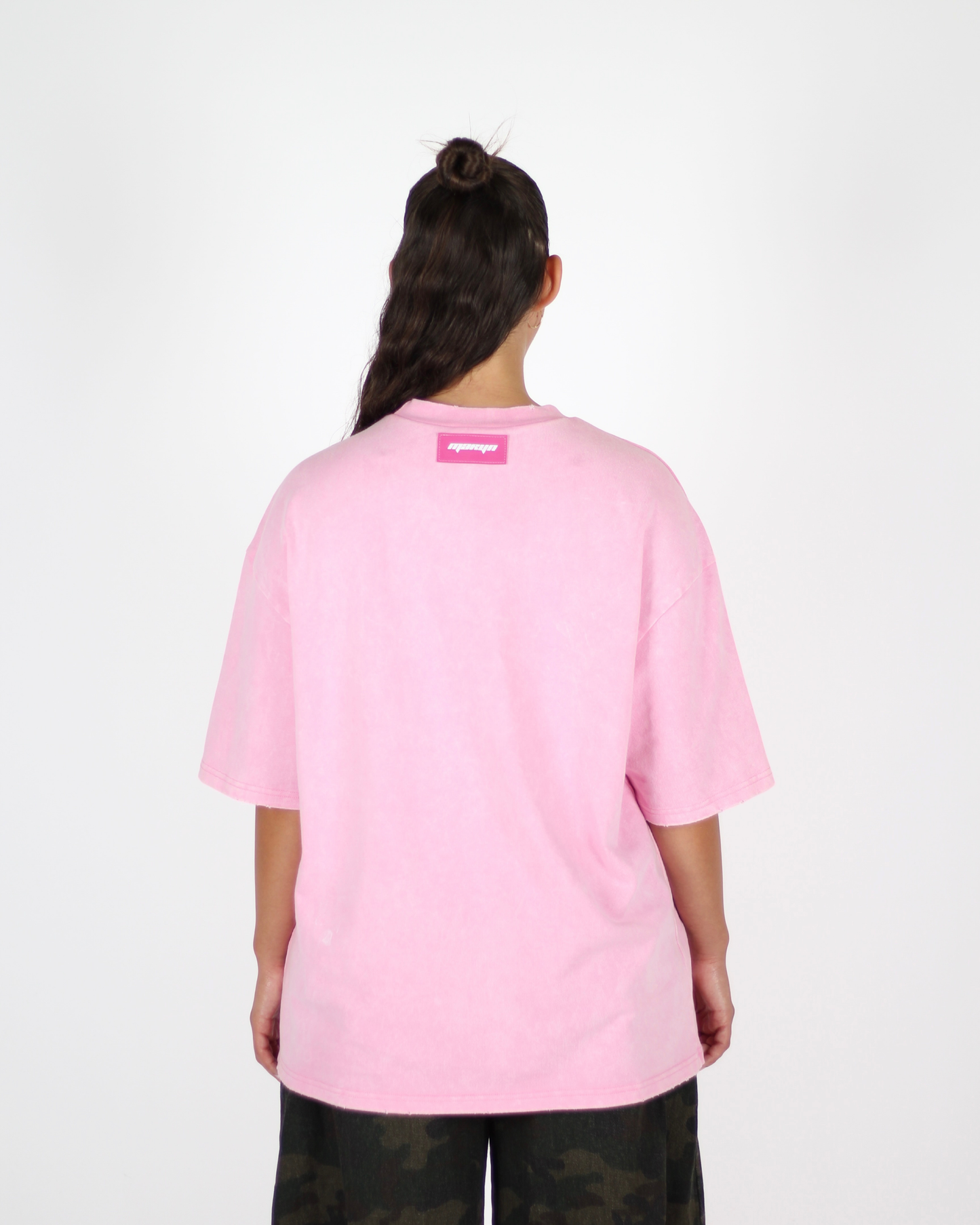 MTL Logo Spray T-shirt Pink