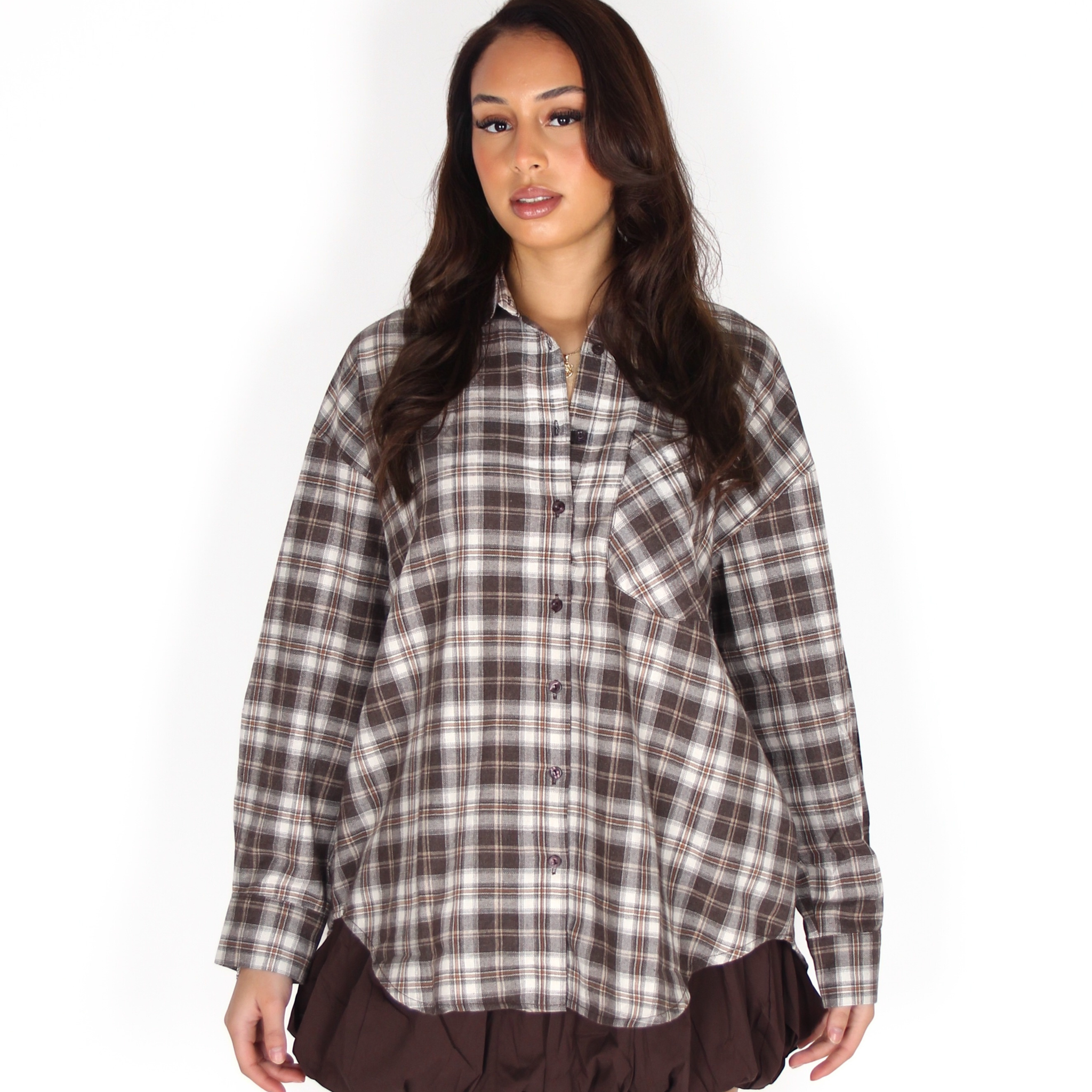 Jordan Flannel Brown