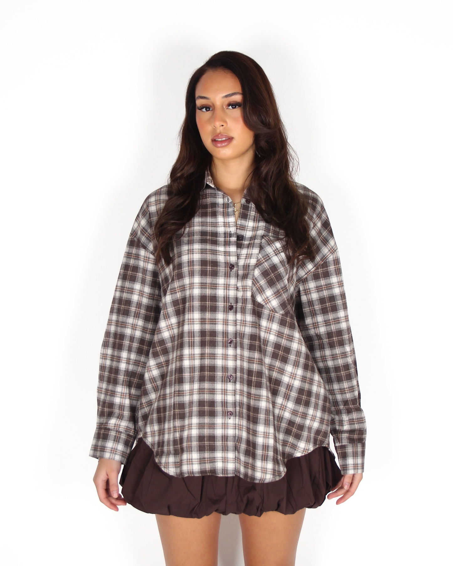 Jordan Flannel Brown