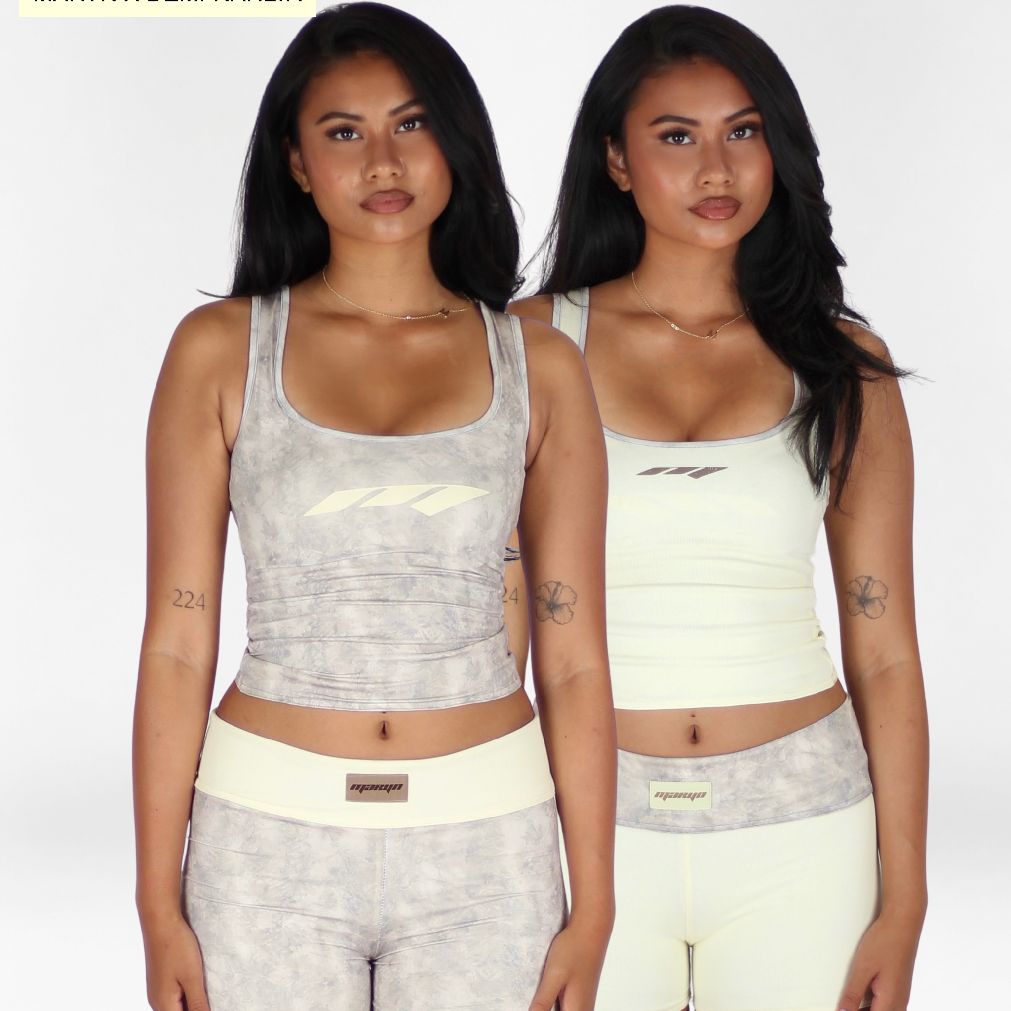 MTL Reversible Tank Top Camo/Butter Yellow
