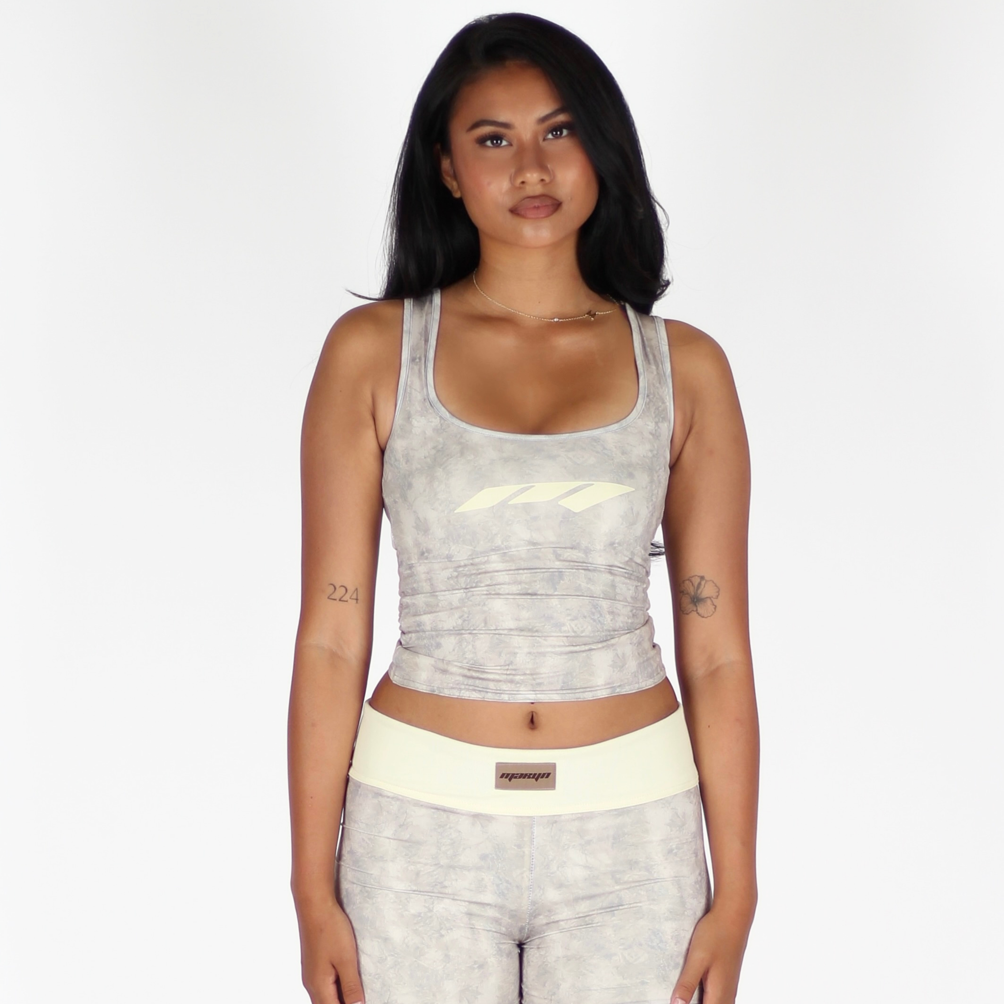 MTL Reversible Tank Top Camo/Butter Yellow
