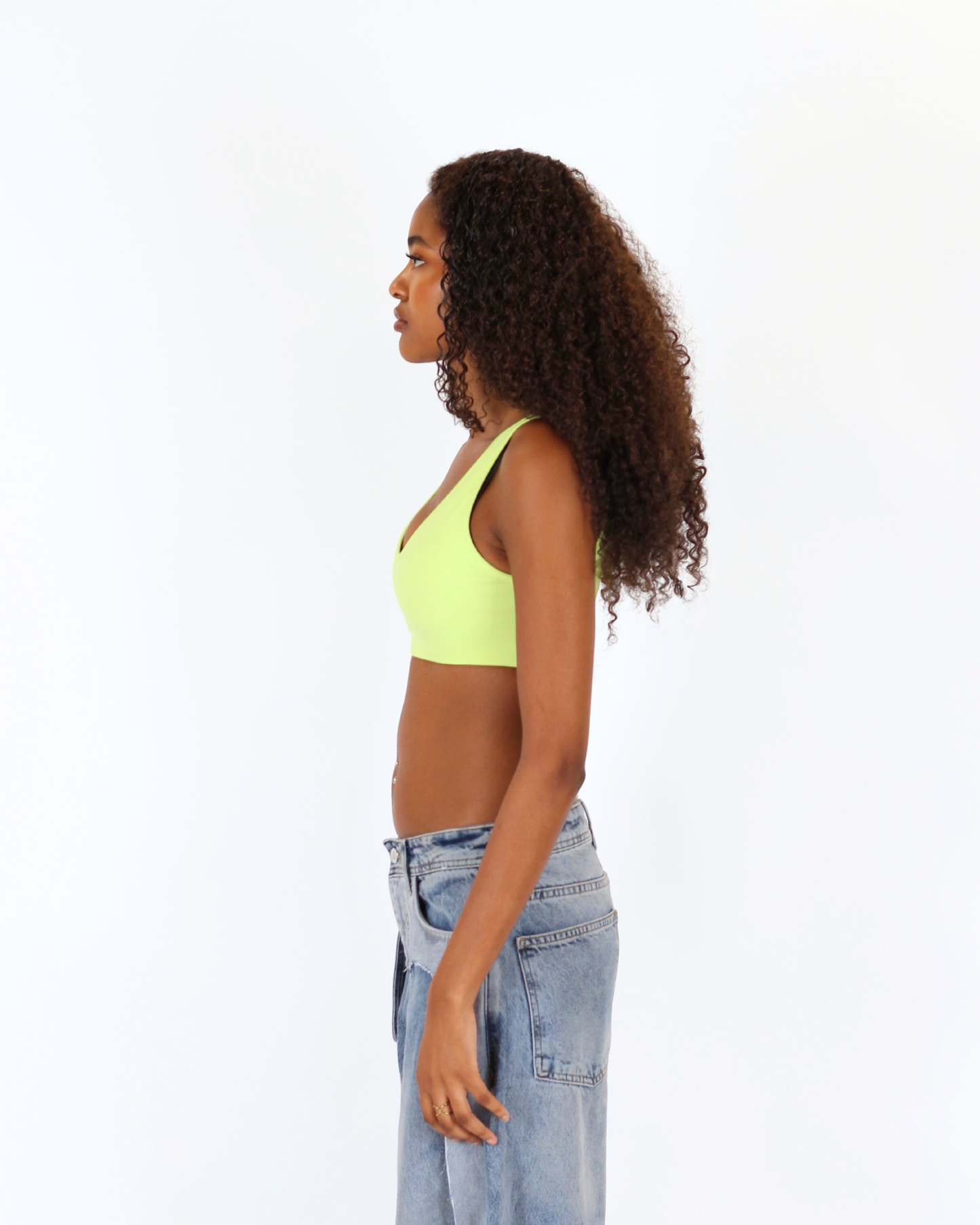 MTL Mini Logo Top Neon Yellow