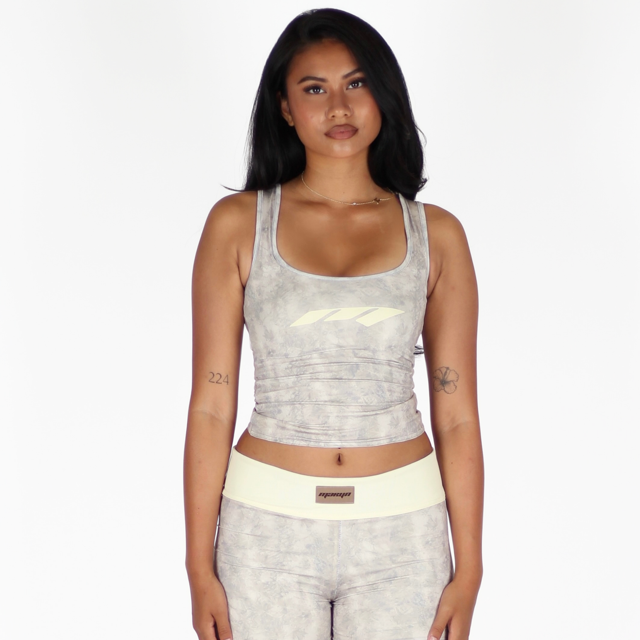 MTL Reversible Tank Top Camo/Butter Yellow