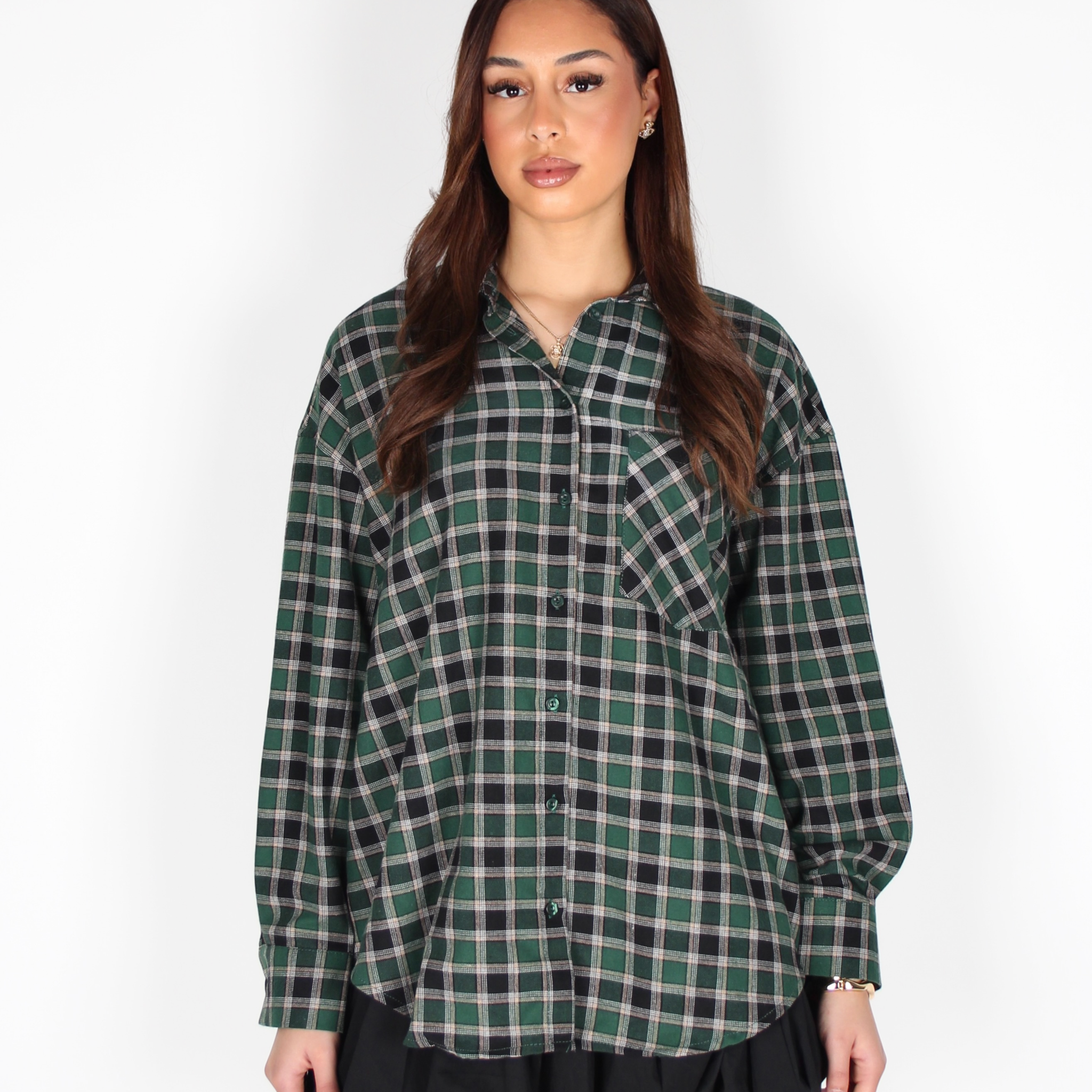 Raye Flannel Green