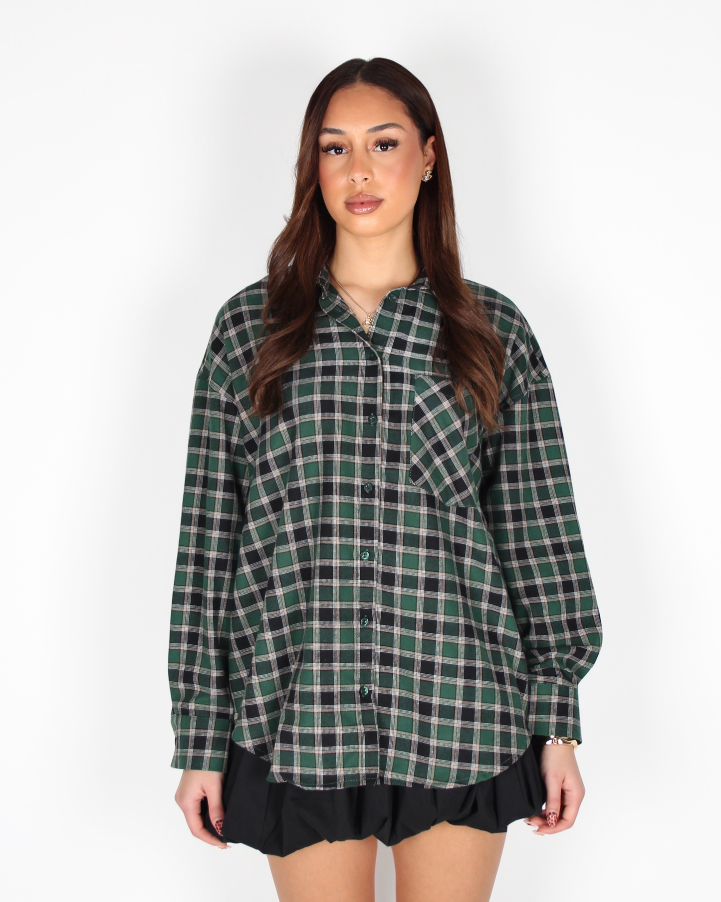 Raye Flannel Green