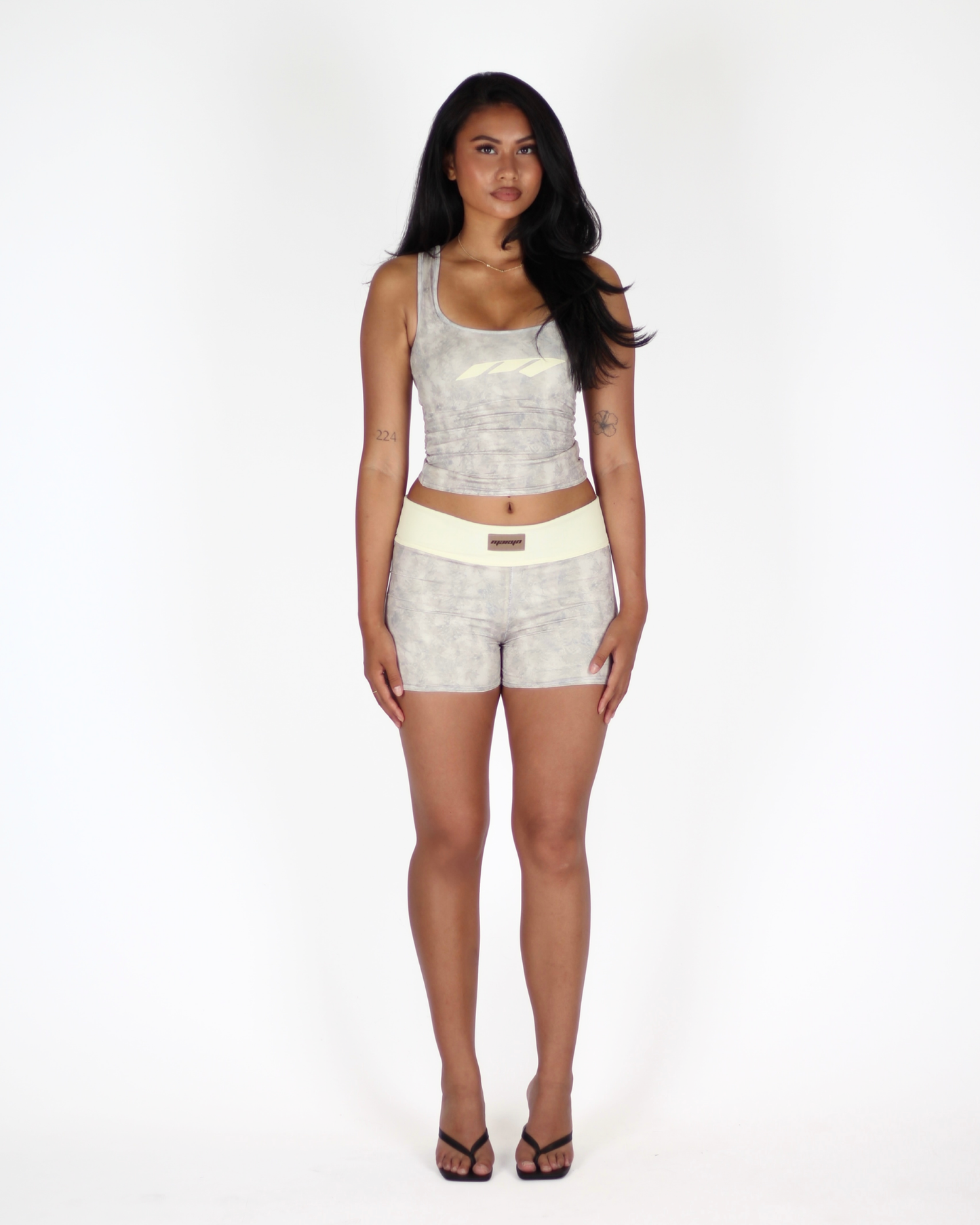 MTL Reversible Shorts Camo/Butter Yellow