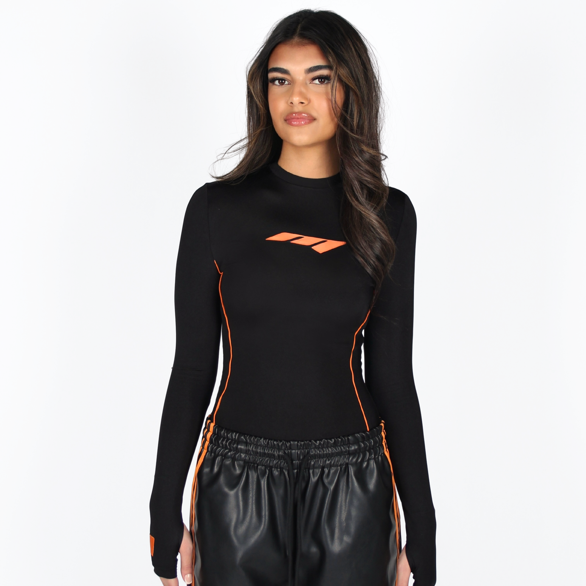 PRE-ORDER MTL Long Sleeve Bodysuit Orange