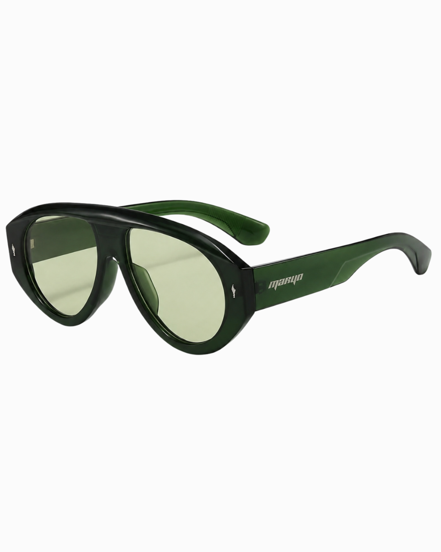 MTL Aviator Sunglasses Green