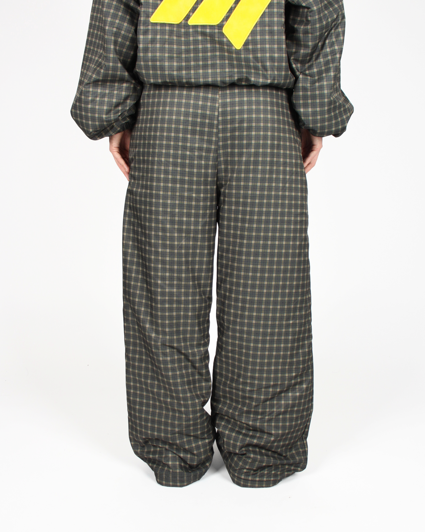 PRE-ORDER MTL Reversible Checked Pants Green