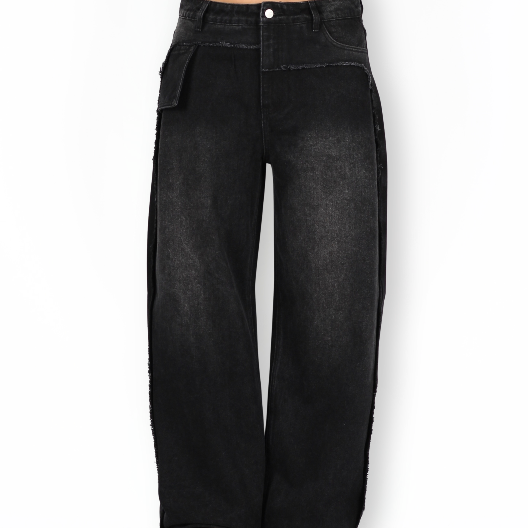 MTL Reworked Straight Leg Jeans Black