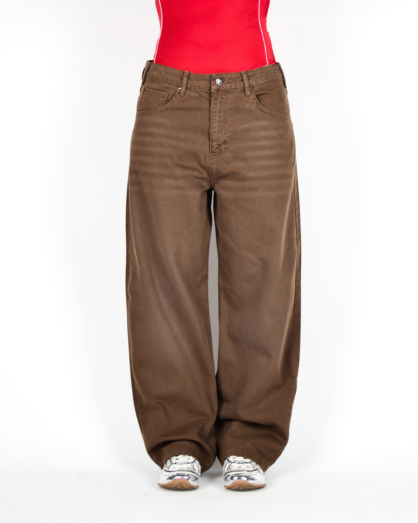 MTL Washed Jeans Brown