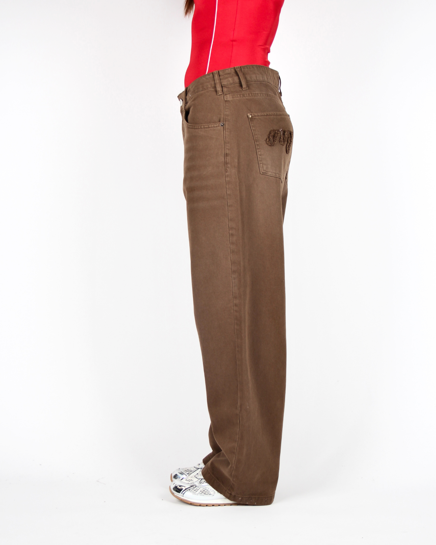 MTL Washed Jeans Brown
