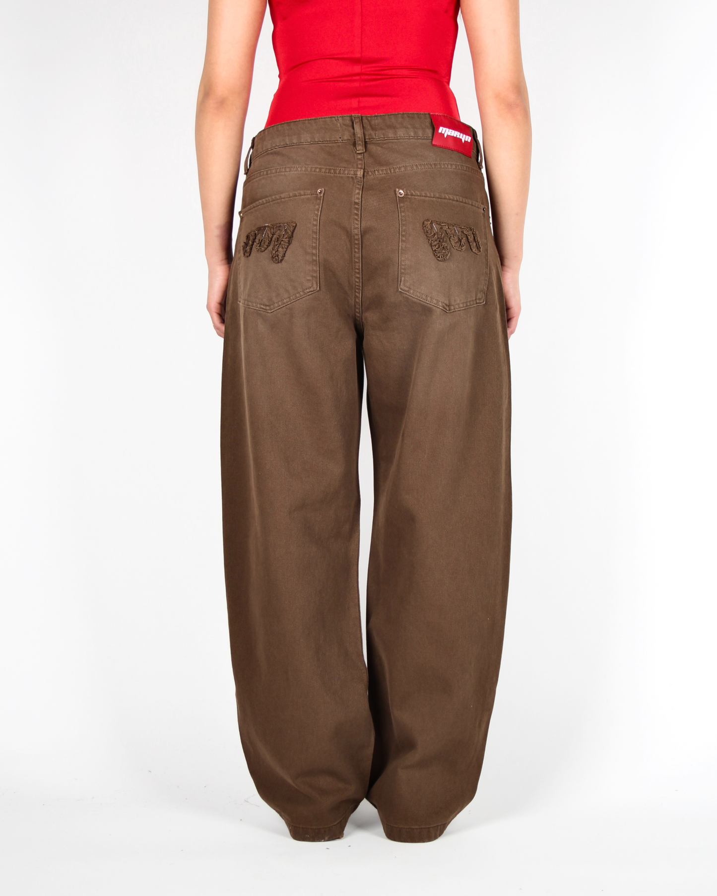 MTL Washed Jeans Brown