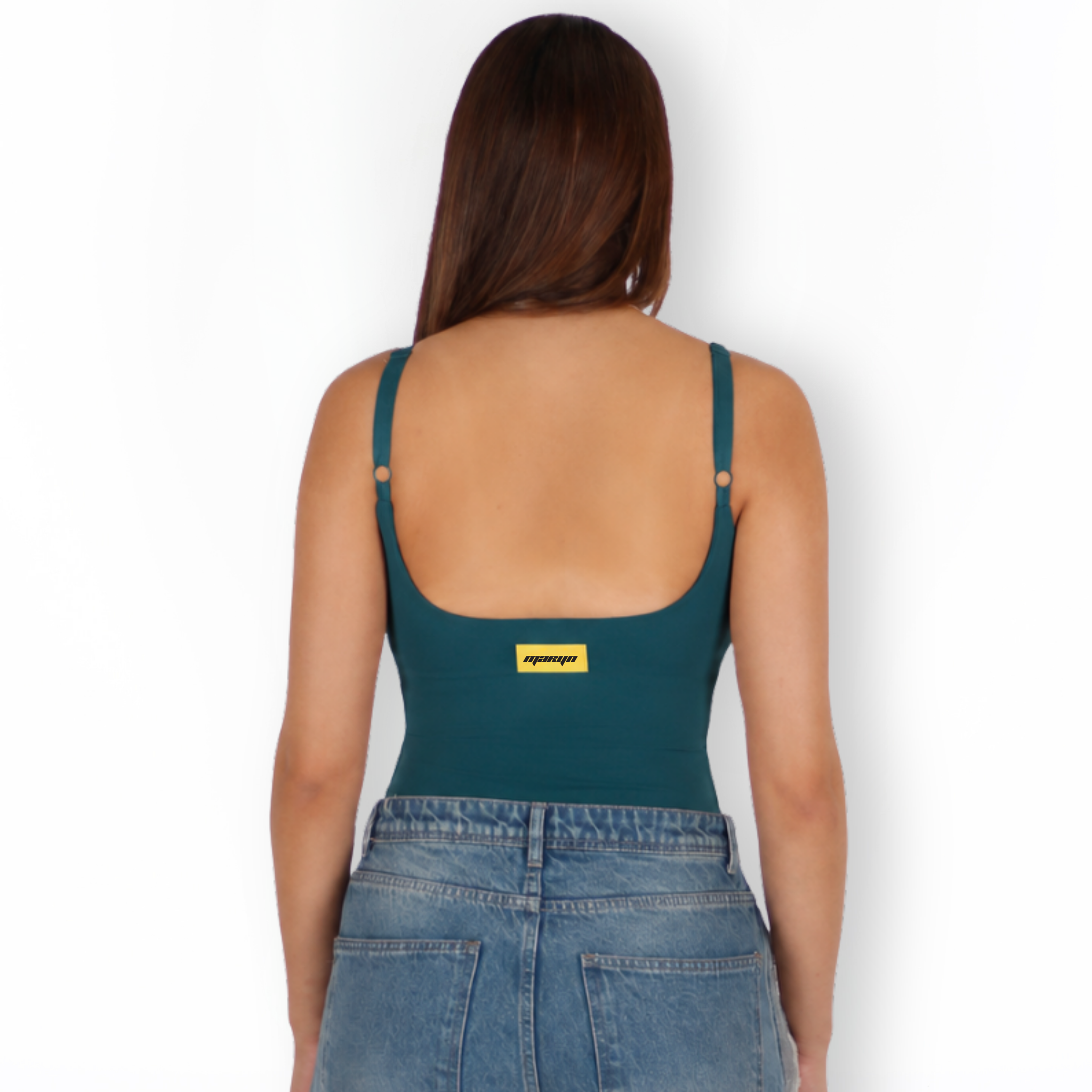 MTL Sculpting Label Bodysuit Green