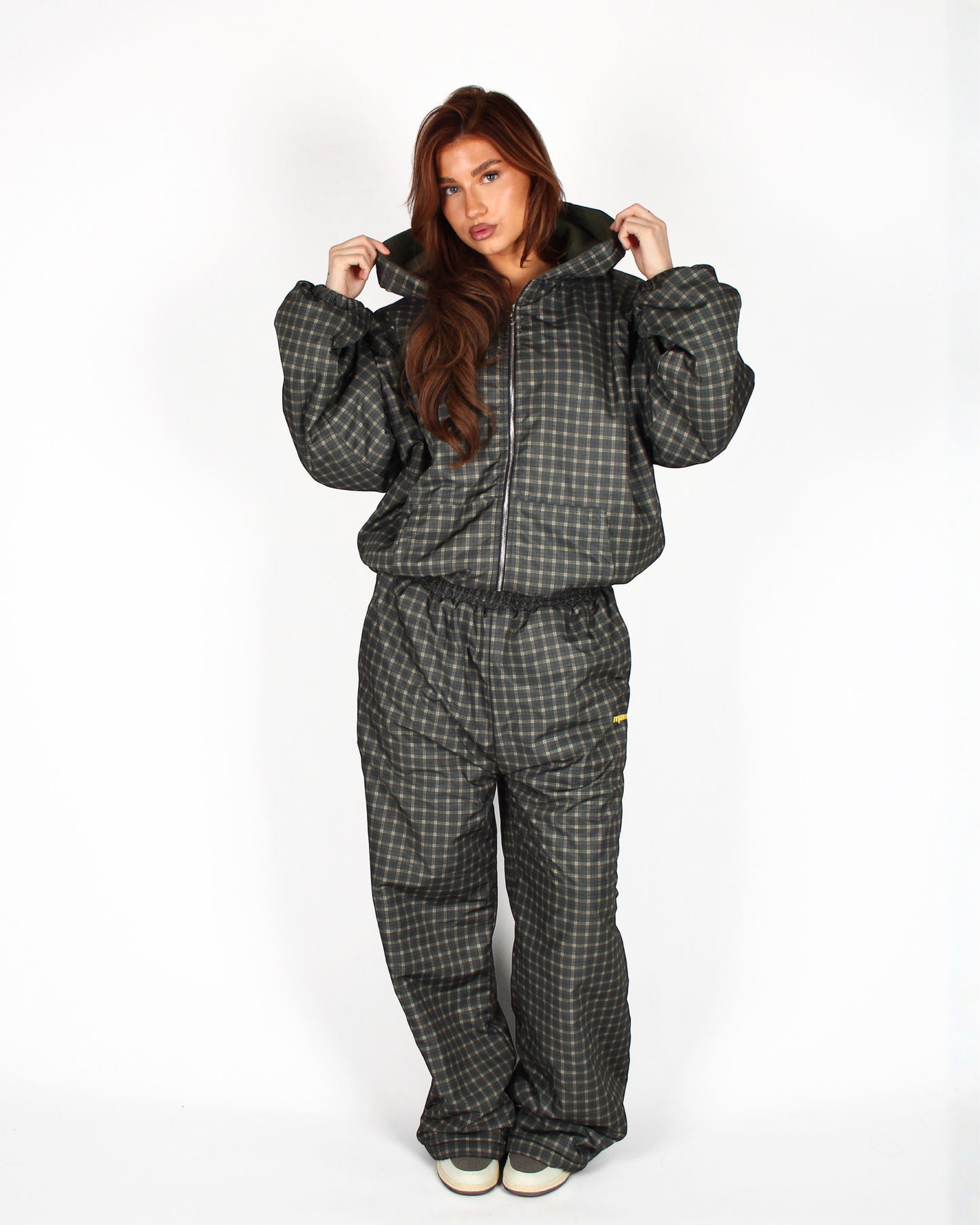 MTL Reversible Checked Jacket Green