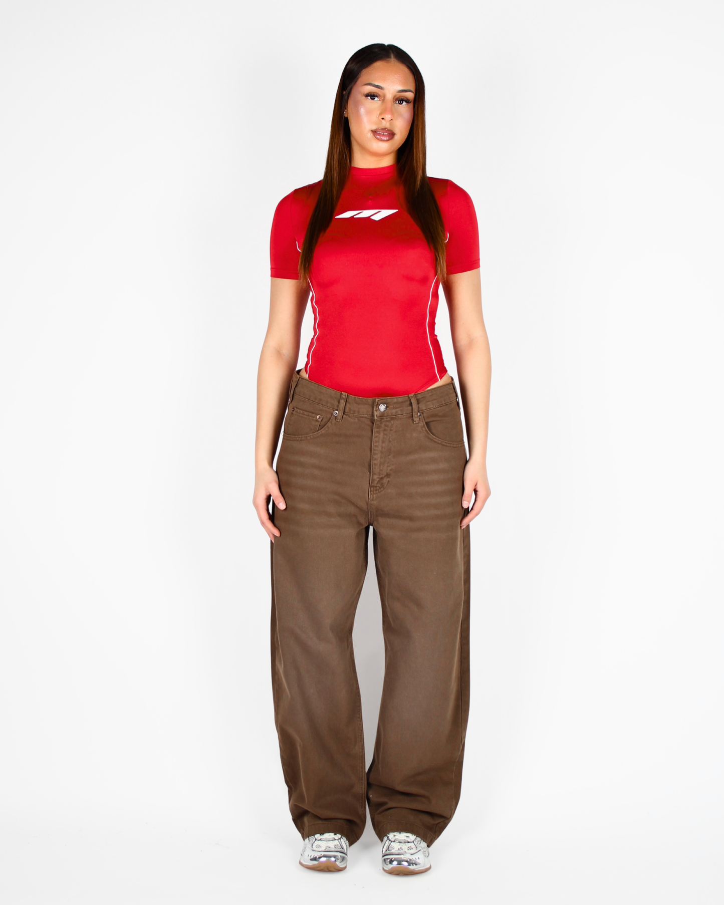 MTL Washed Jeans Brown