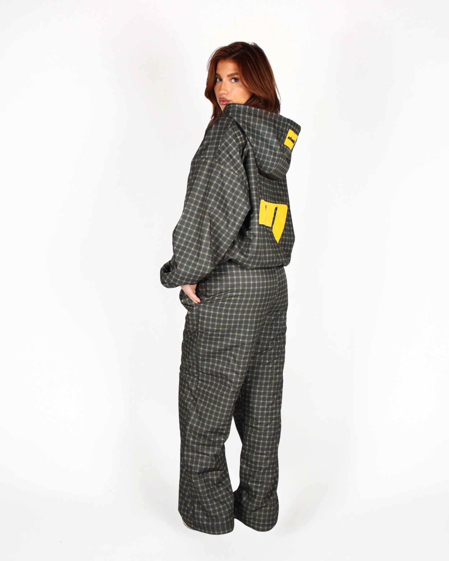 MTL Reversible Checked Jacket Green