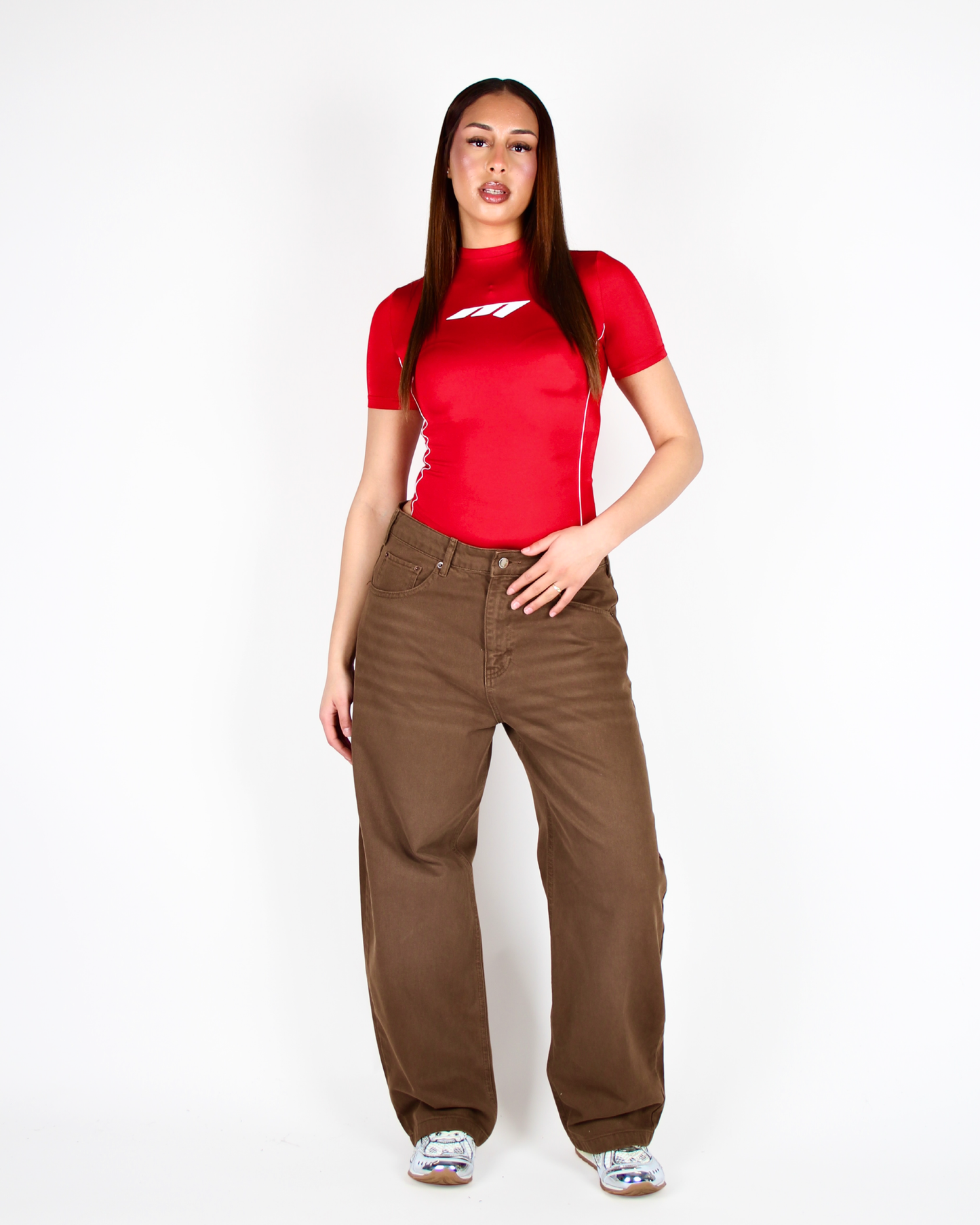 MTL Washed Jeans Brown