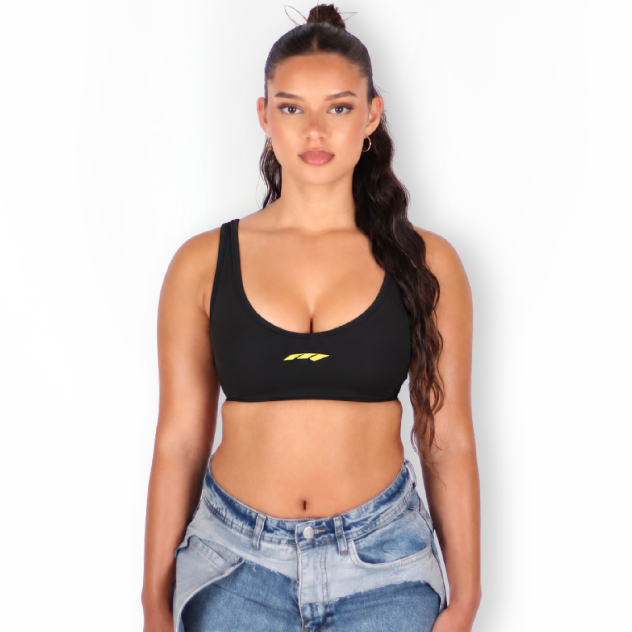 MTL Mini Logo Top Black/Yellow