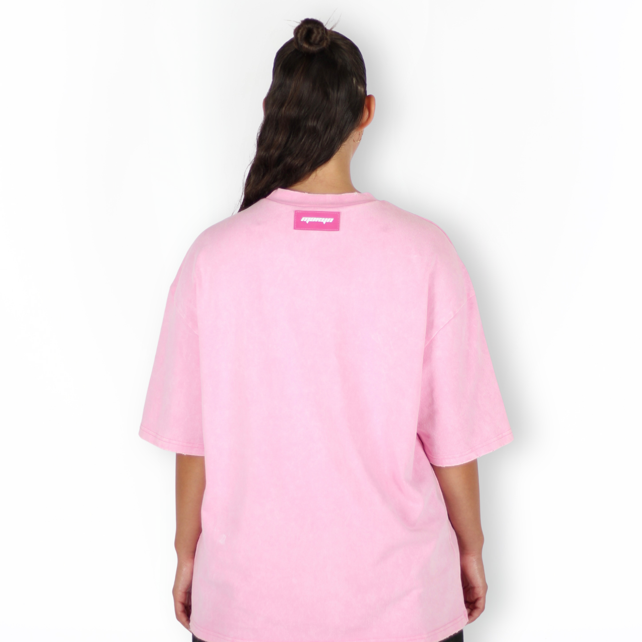 MTL Logo Spray T-shirt Pink