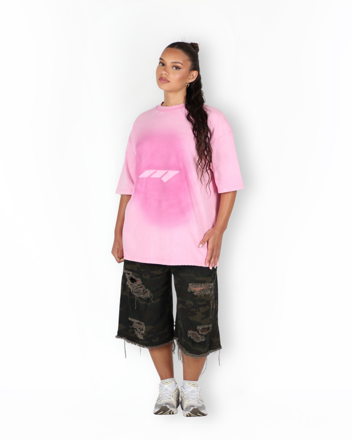 MTL Camouflage Distressed Jorts
