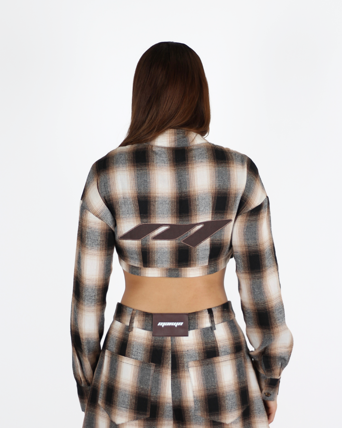 MTL Checked Cropped Flannel
