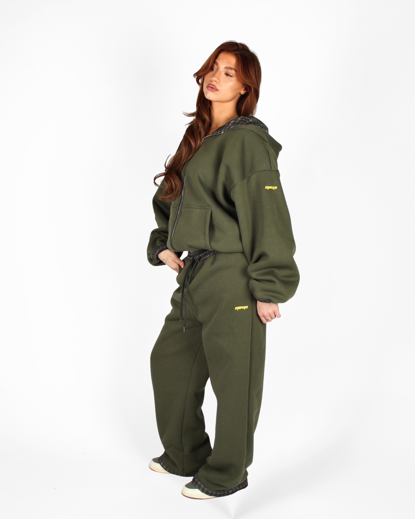 PRE-ORDER MTL Reversible Checked Pants Green