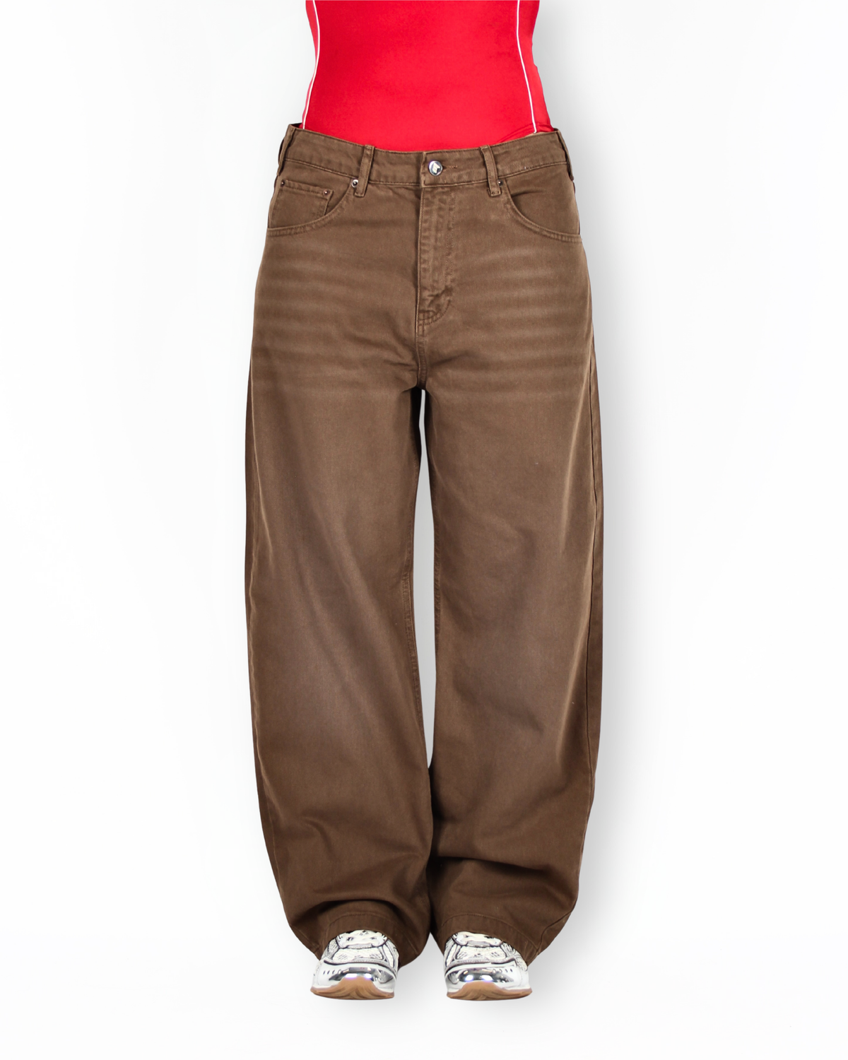 MTL Washed Jeans Brown