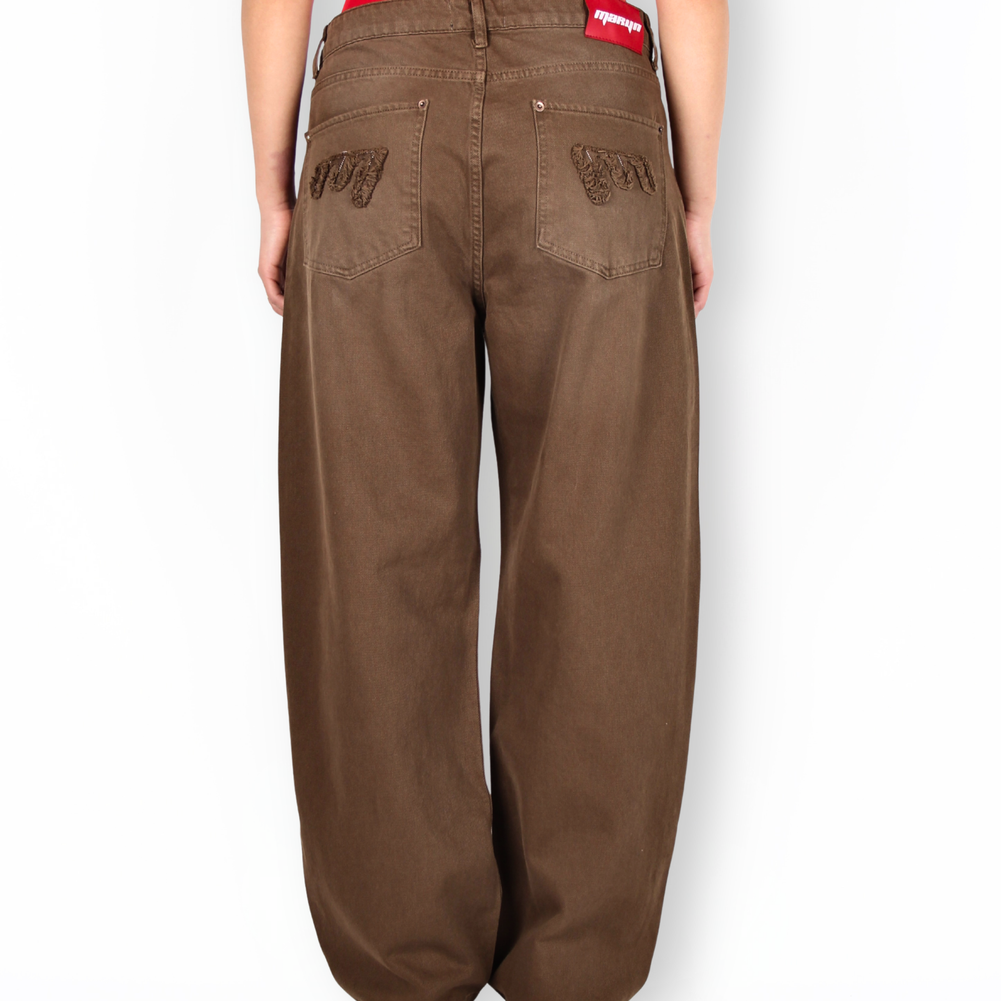 MTL Washed Jeans Brown