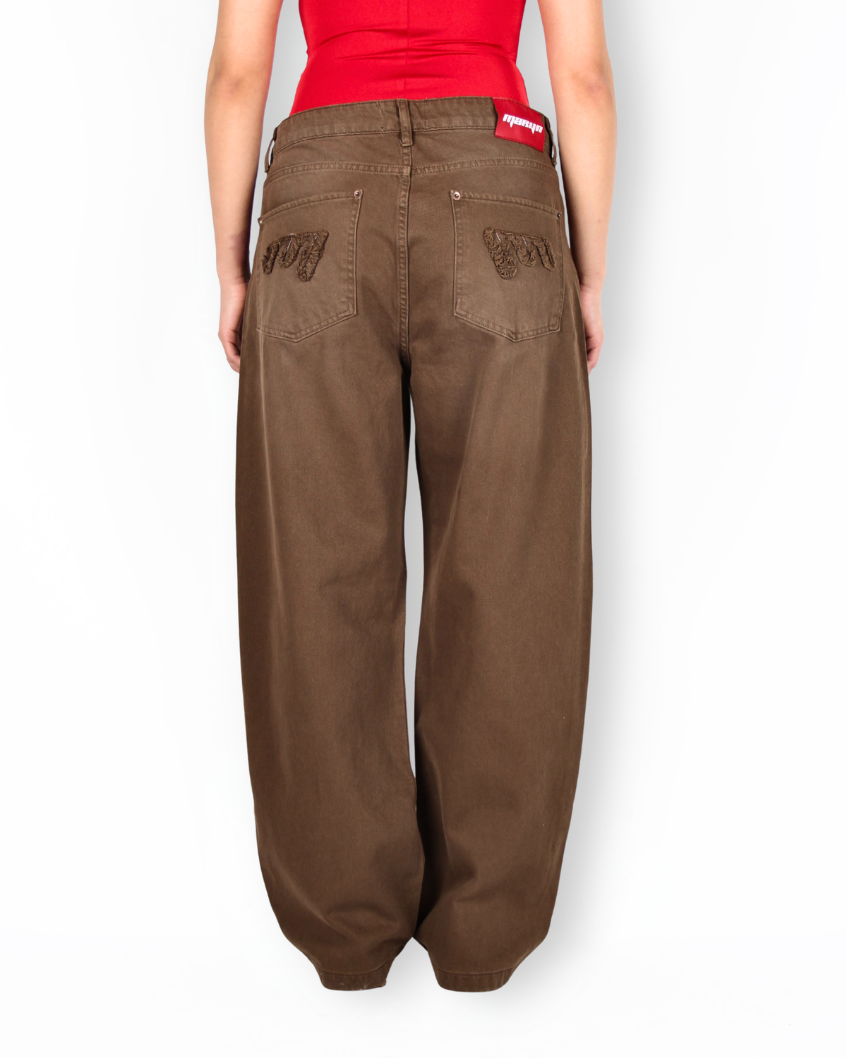 MTL Washed Jeans Brown