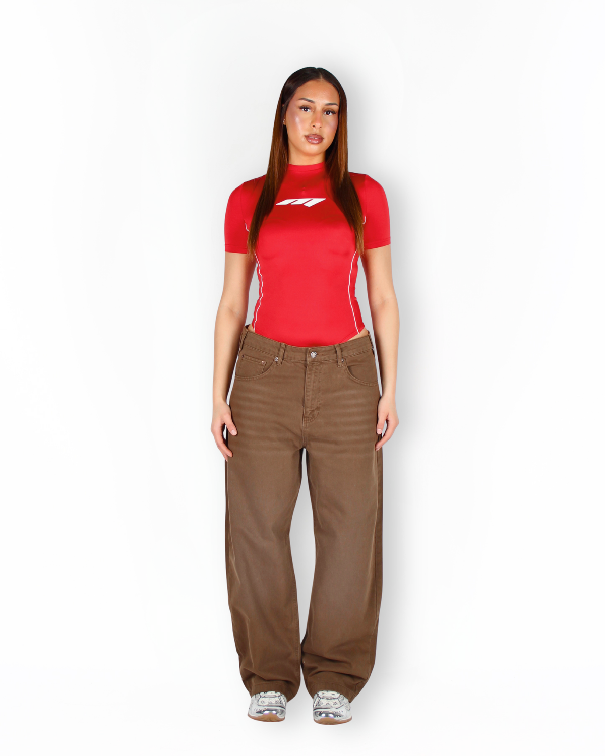 MTL Washed Jeans Brown