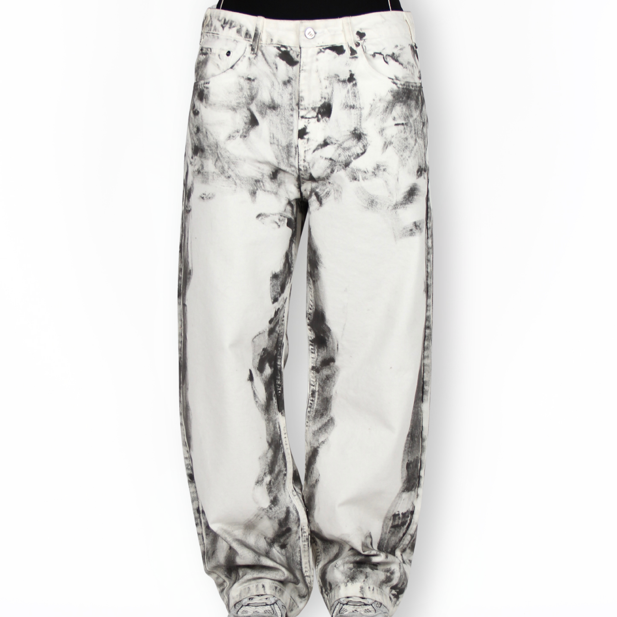 MTL Stained Jeans Ecru/Black