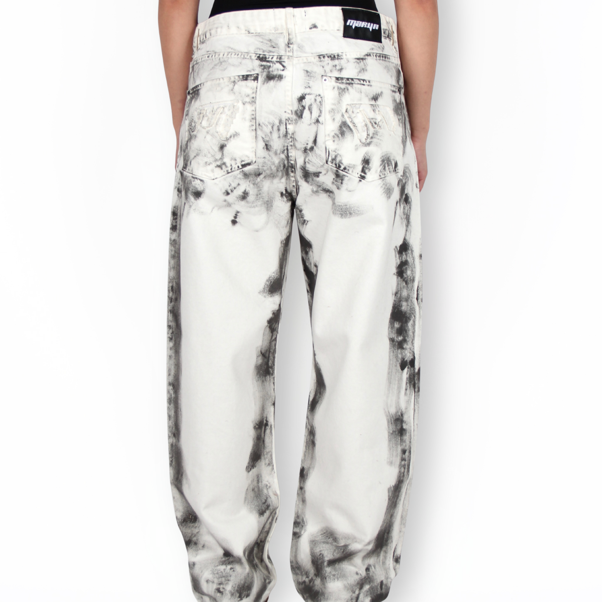 MTL Stained Jeans Ecru/Black
