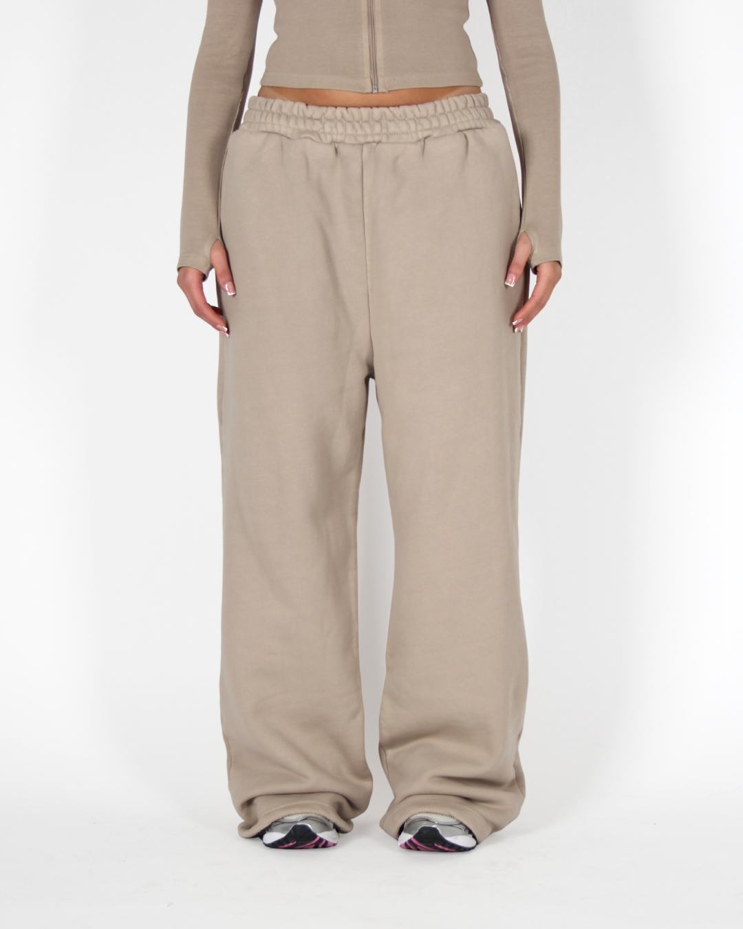 MTL Oversized Joggers Beige